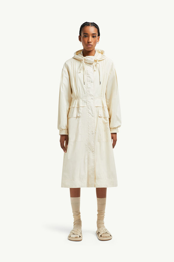 Coupiac Hooded Parka Women White Ivory Moncler 3