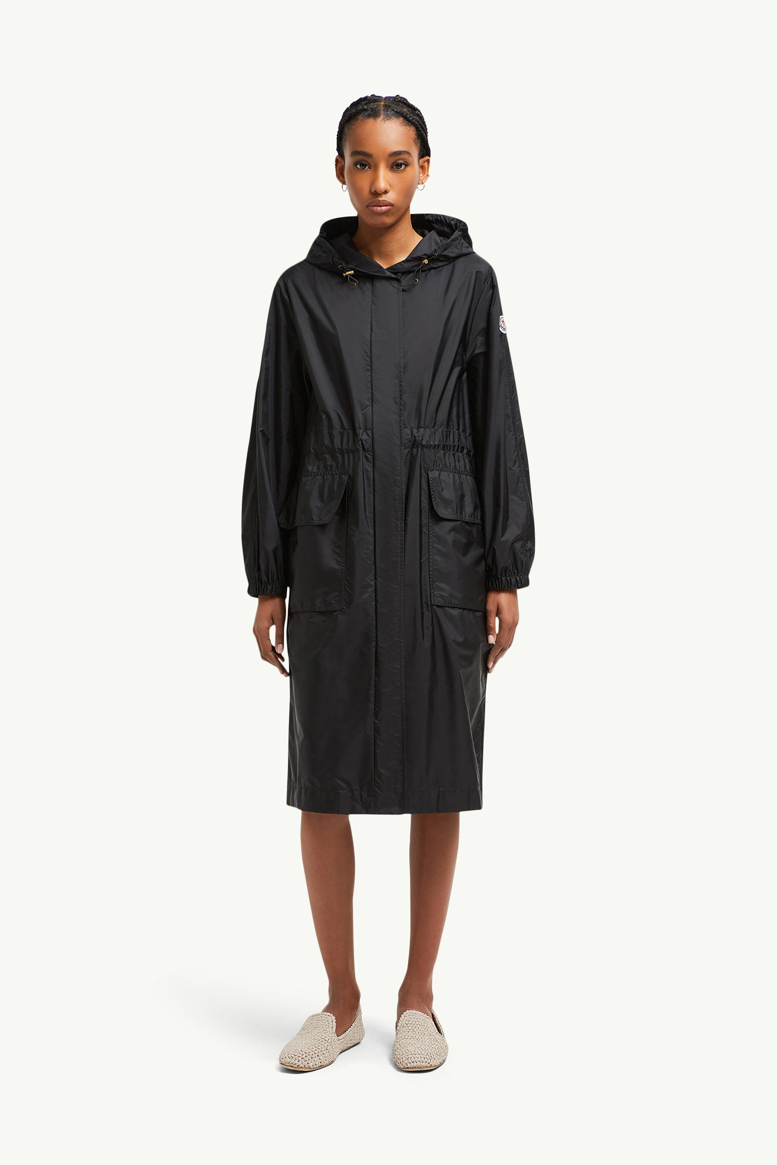 Manteau de pluie Hiengos à capuche Femmes Noir Moncler 3