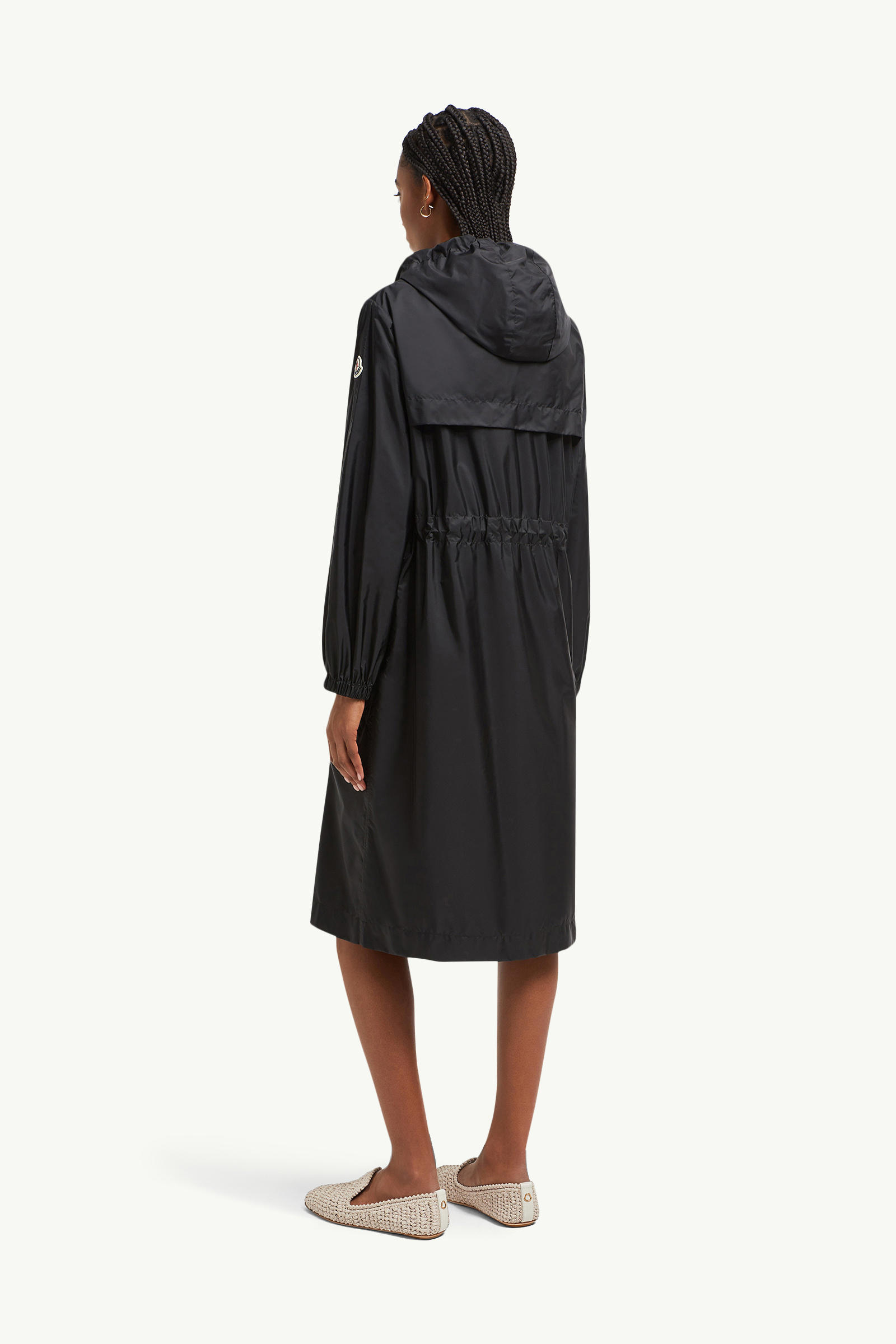 Manteau de pluie Hiengos à capuche Femmes Noir Moncler 4
