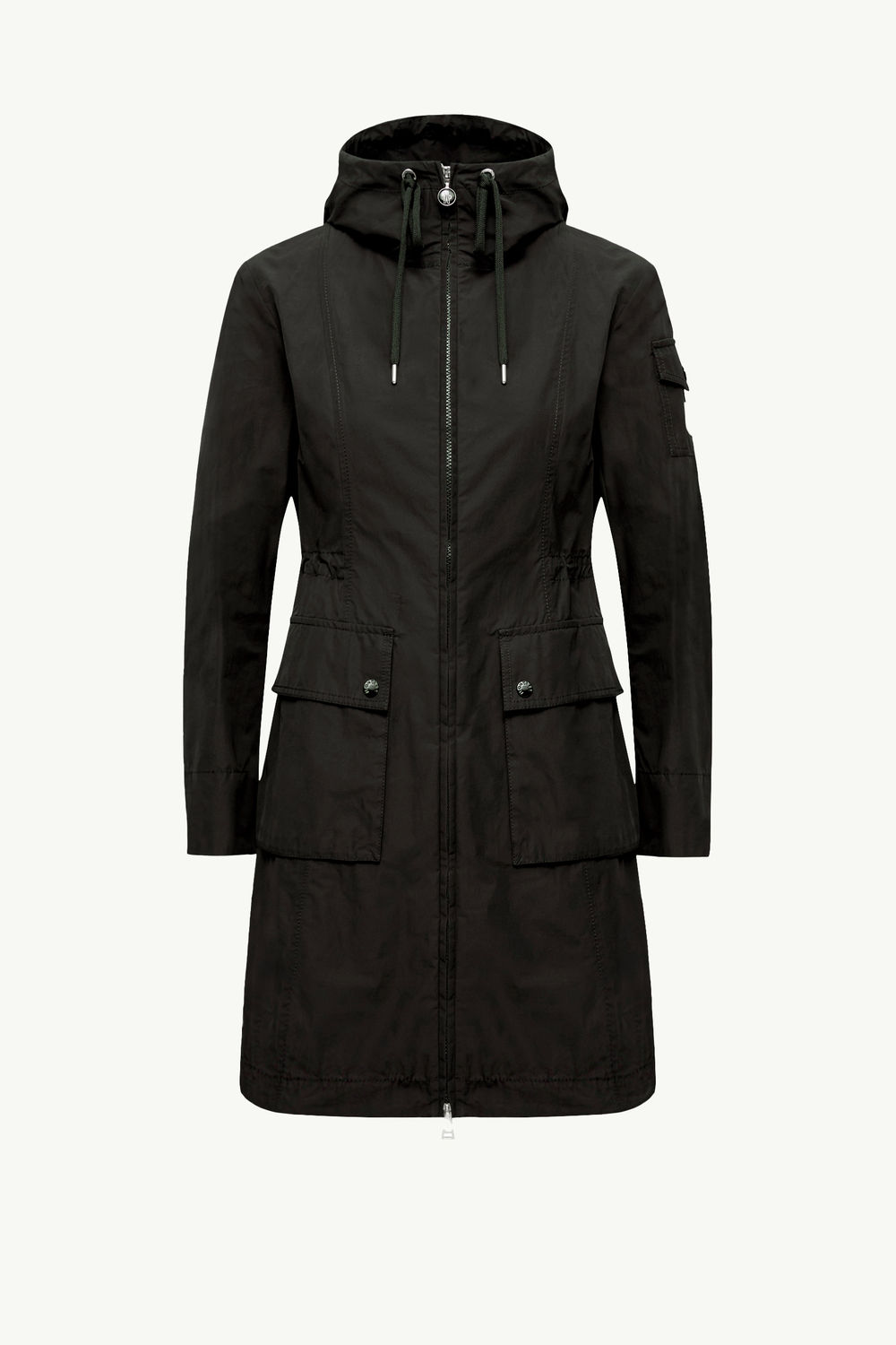 Laerte Hooded Parka Coat Women Black Moncler 2