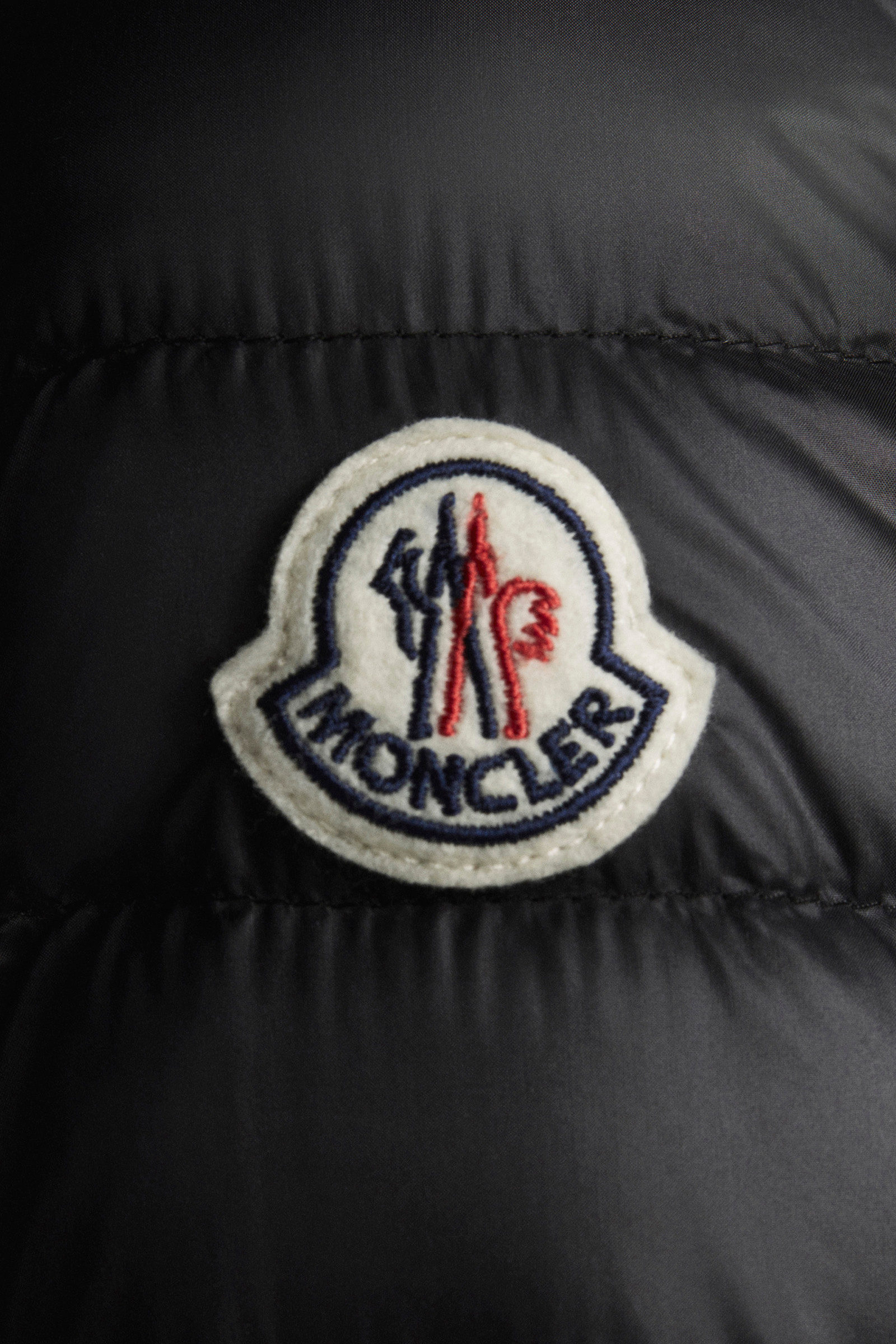 Barbel Hooded Fit & Flare Long Down Jacket Women Black Moncler 7