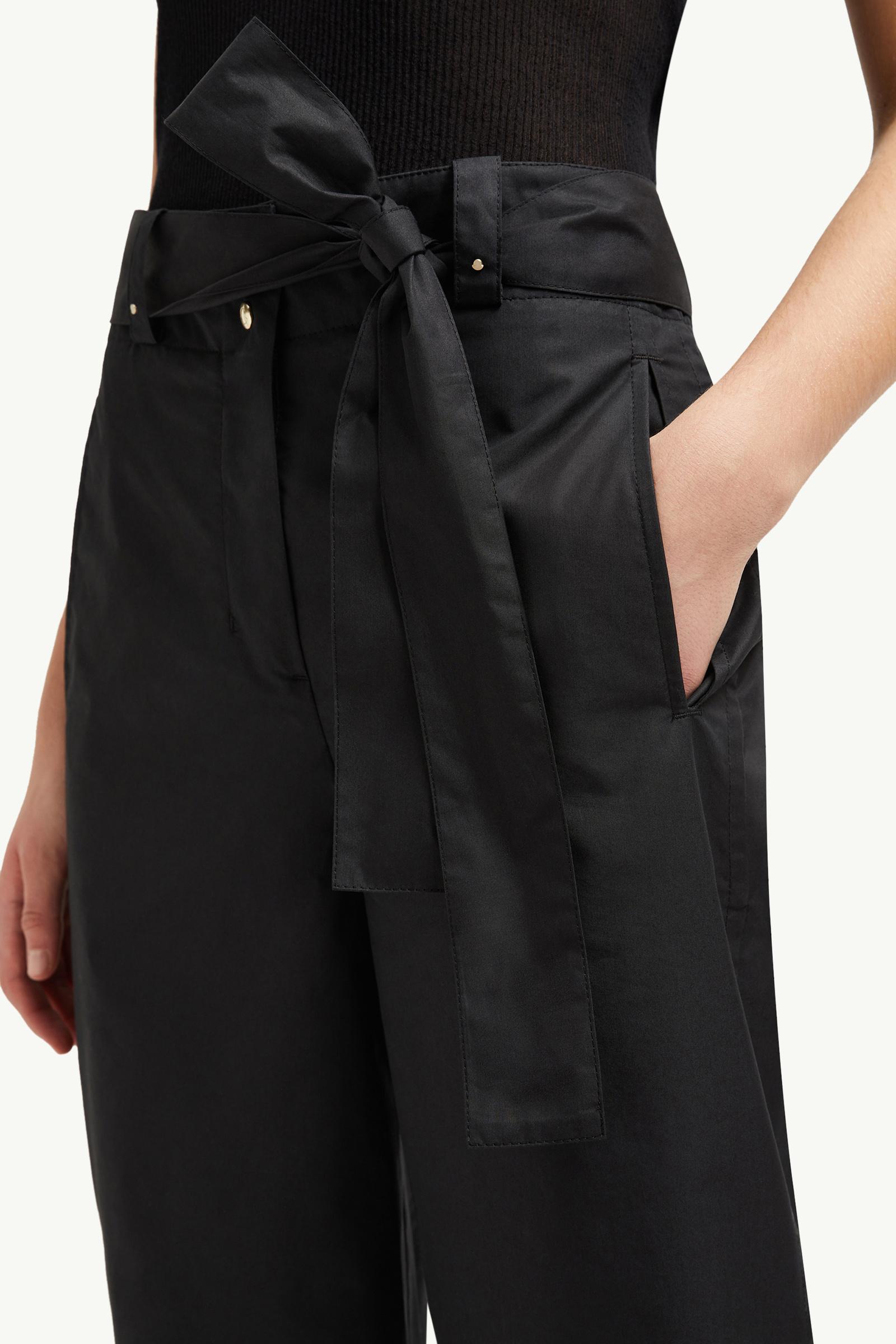 Belted Trousers Women Black Moncler 1