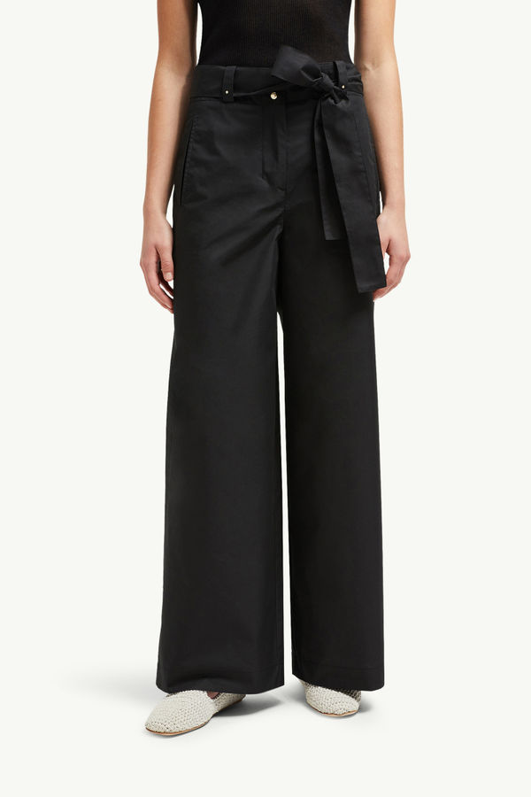 Belted Trousers Women Black Moncler 3