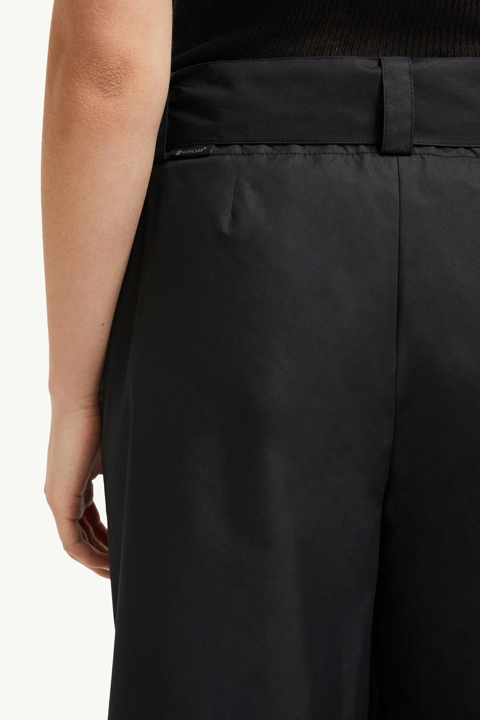 Belted Trousers Women Black Moncler 5