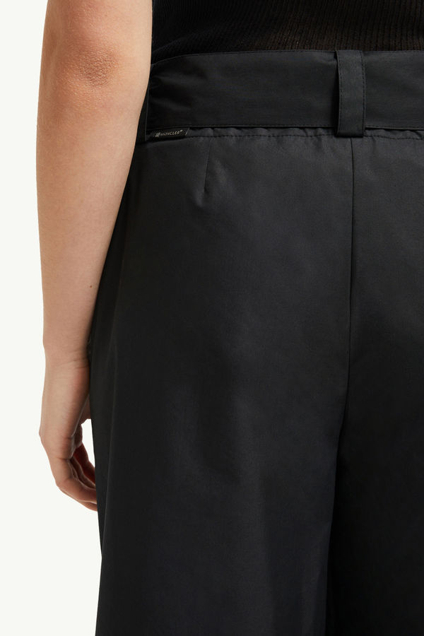 Hose mit Gürtel Damen Schwarz Moncler 5