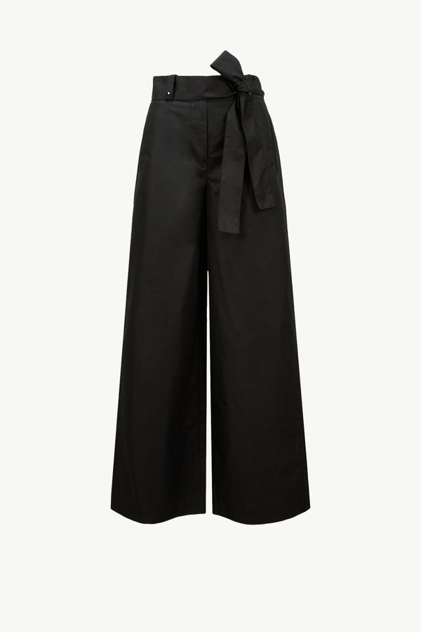 Hose mit Gürtel Damen Schwarz Moncler 2