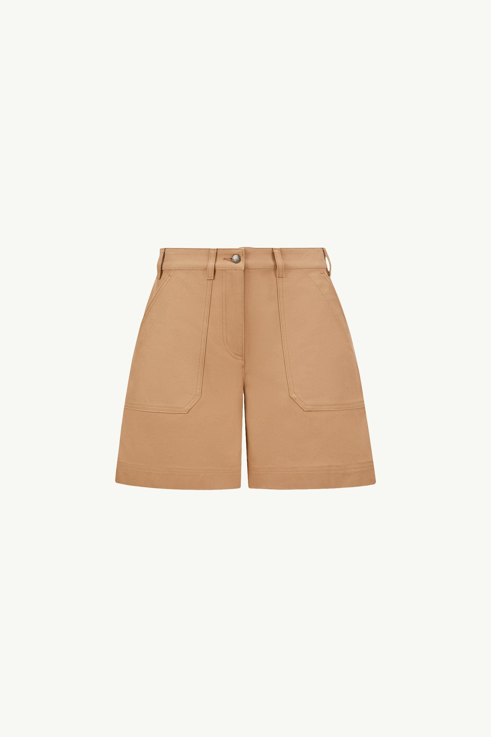 Cotton Gabardine Bermuda Shorts_findInBoutique_image