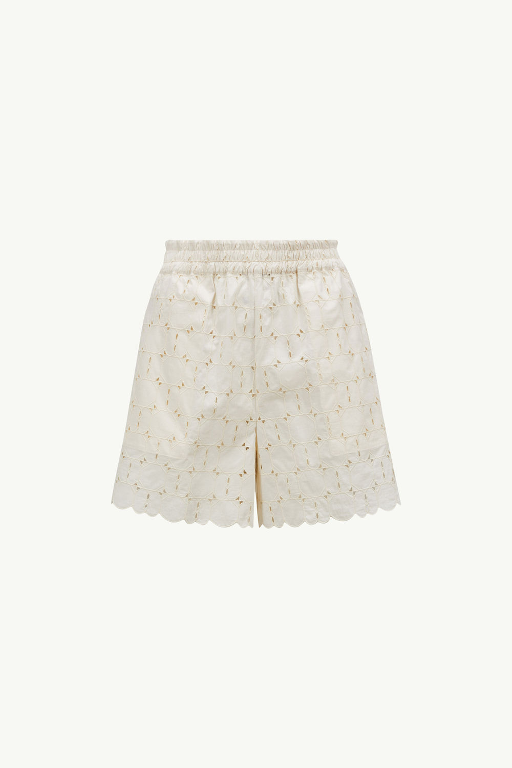 Broderie Anglaise Shorts Women White Moncler 2