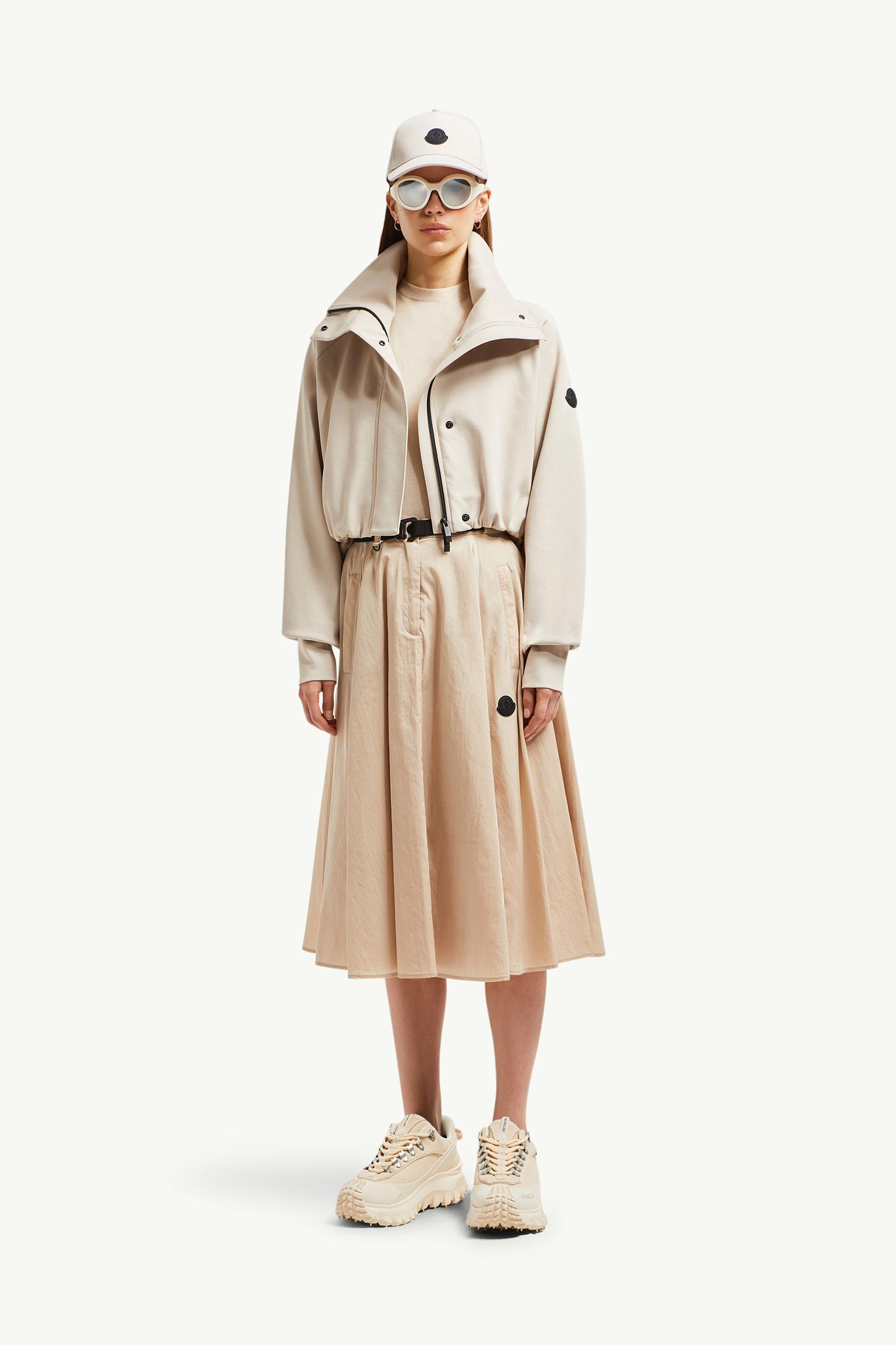 Sand Beige Belted Midi Skirt - Skirts for Women | Moncler PL