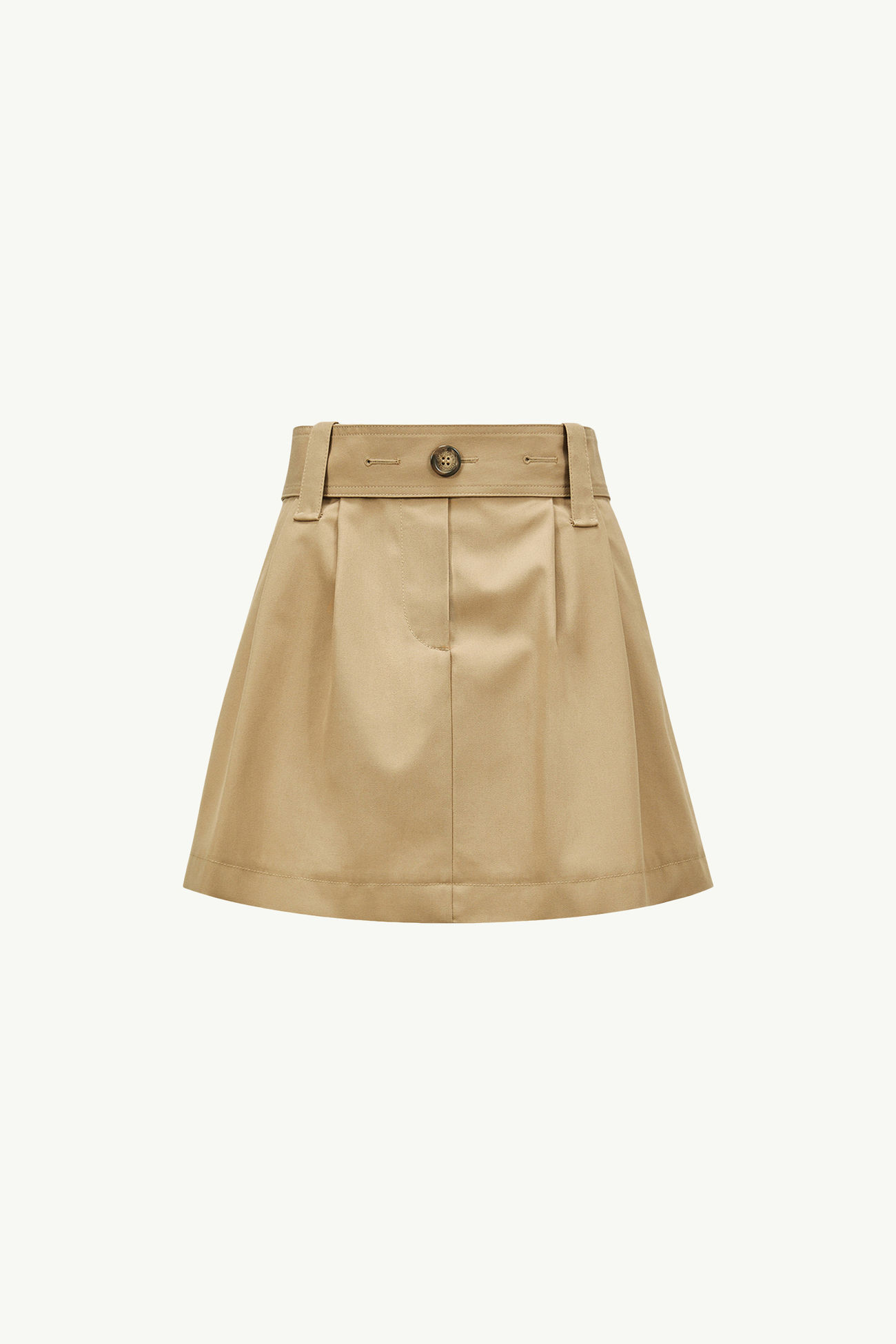 Minifalda de gabardina Mujer Beige Camel Moncler 2