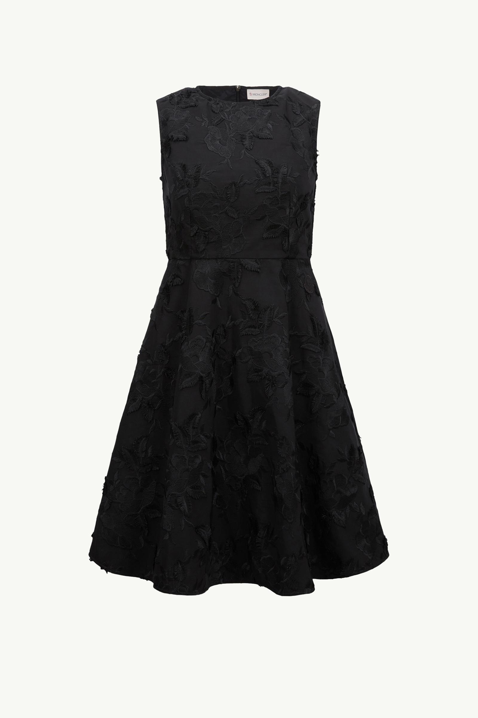 Textured Floral Gabardine Dress_findInBoutique_image