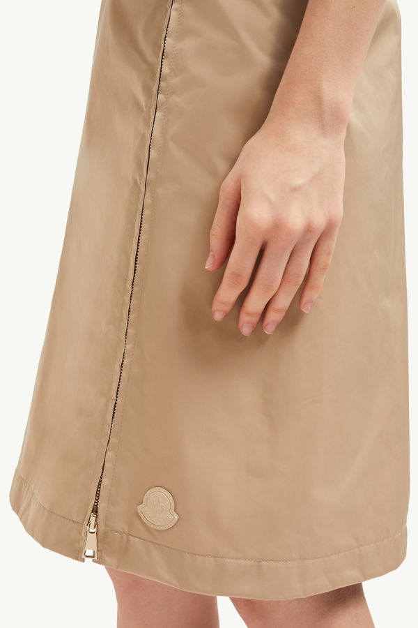 Zipped Skirt Women Beige Moncler 1