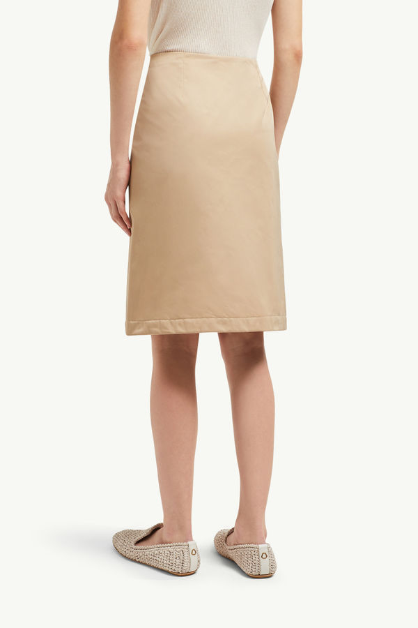 Zipped Skirt Women Beige Moncler 4