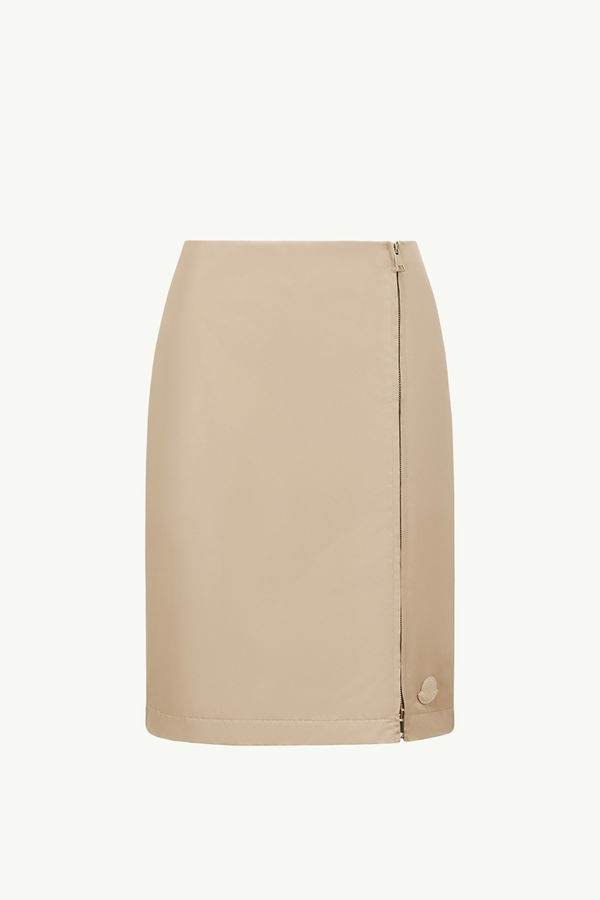 Zipped Skirt Women Beige Moncler 2
