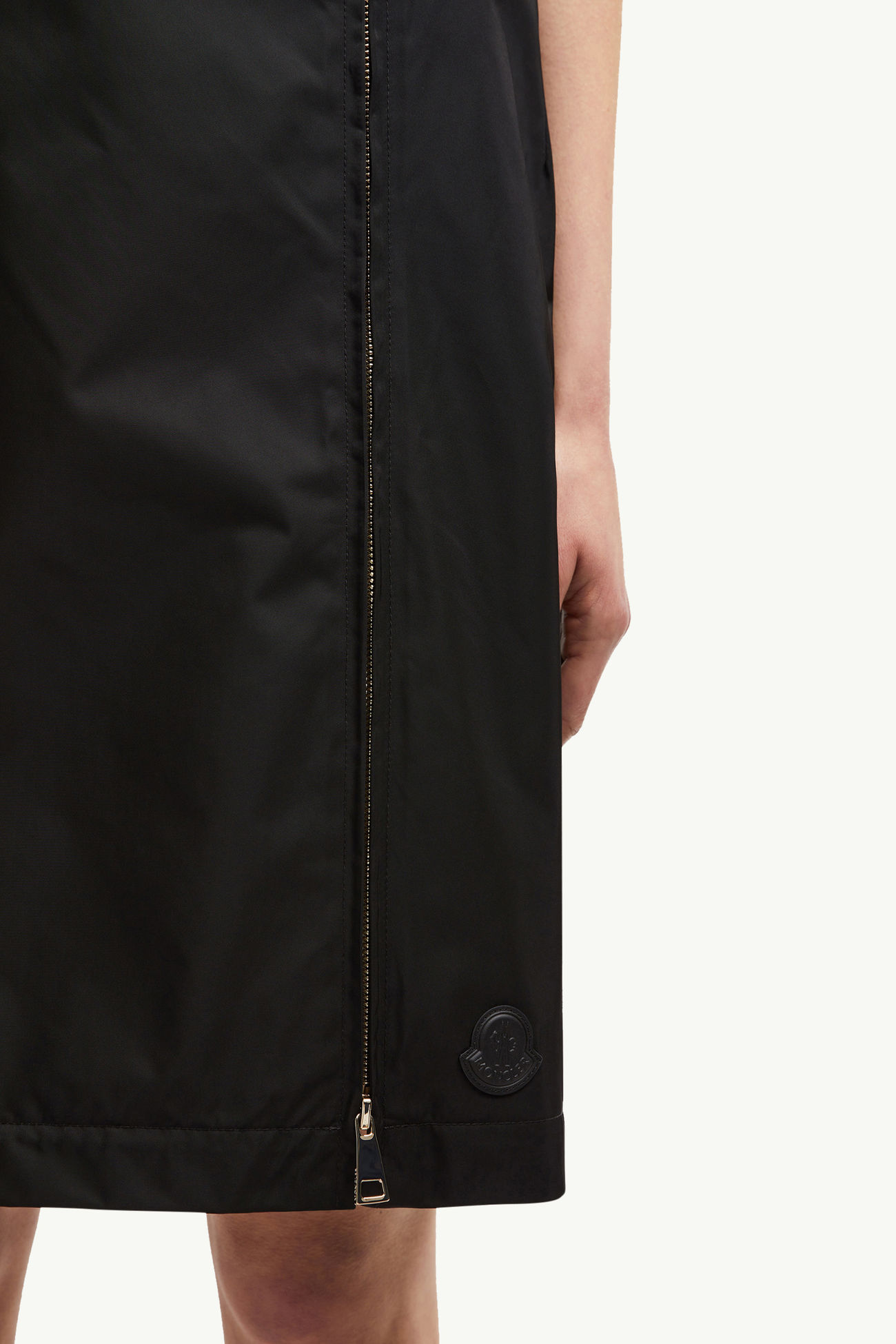 Zipped Skirt Women Black Moncler 1