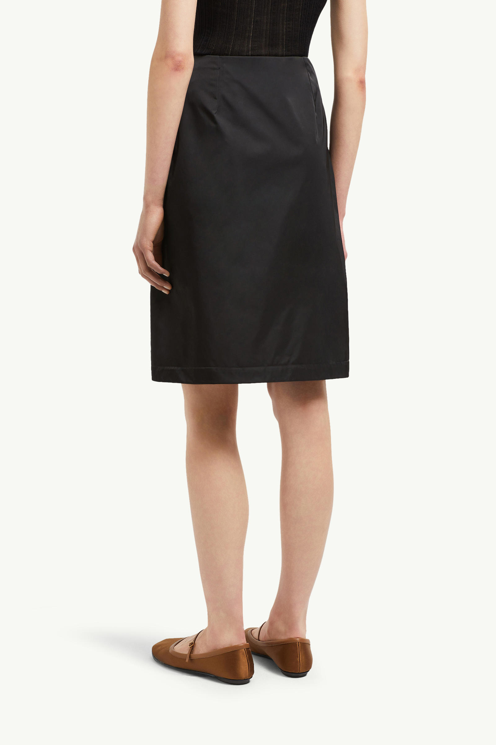 Zipped Skirt Women Black Moncler 4