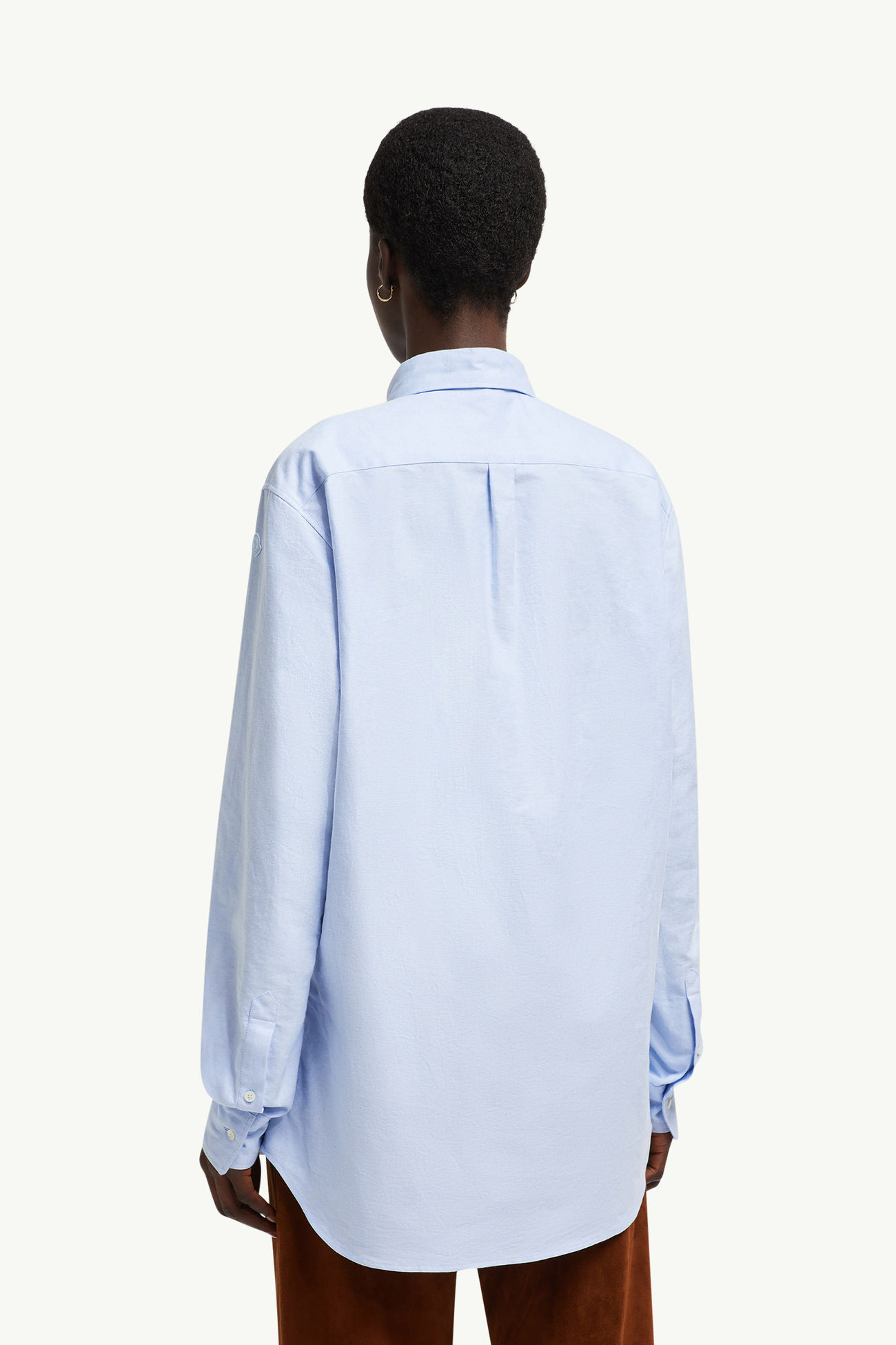 Long Sleeve Oxford Cotton Shirt 女士 淺藍色 Moncler 4