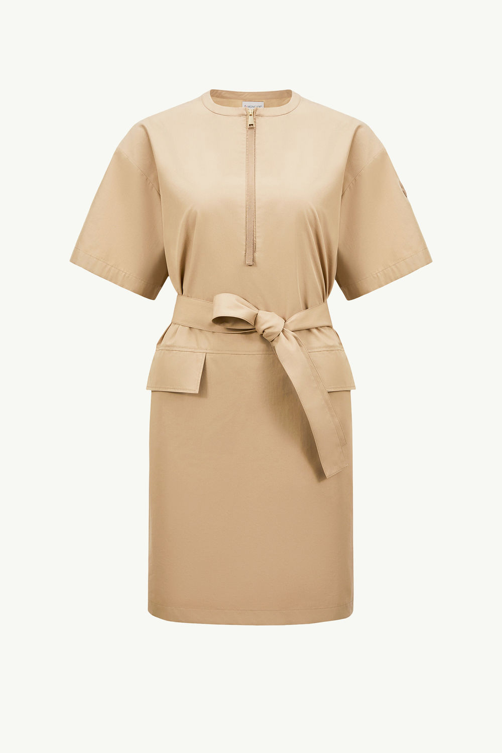 Mini robe ceinturée Femmes Beige Moncler 2