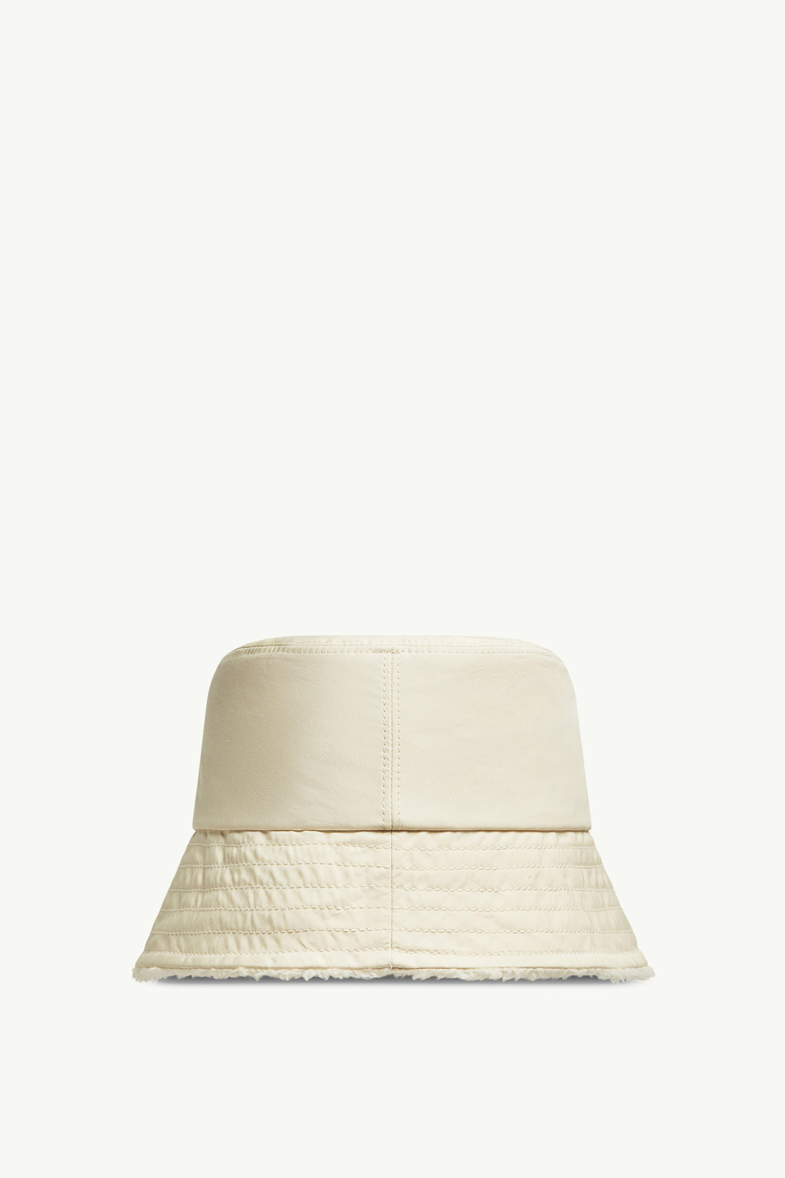 Reversible Cotton & Teddy Bucket Hat Women White Moncler 3