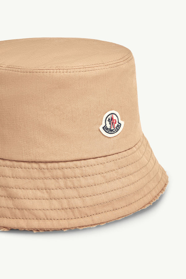 女士双面棉质和泰迪绒渔夫帽 女士 驼米色 Moncler 2