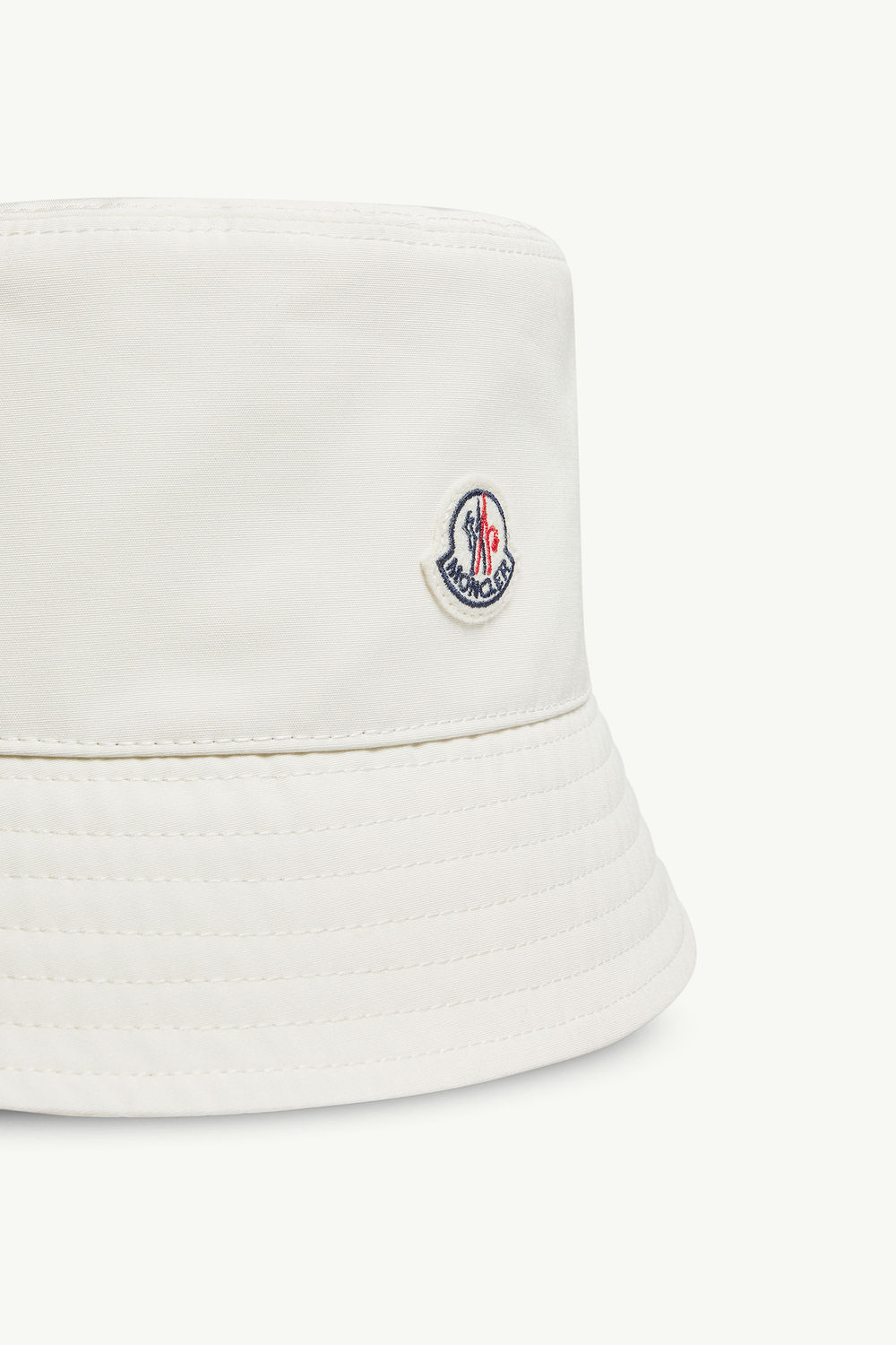 Cotton Blend Bucket Hat Women White Moncler 2
