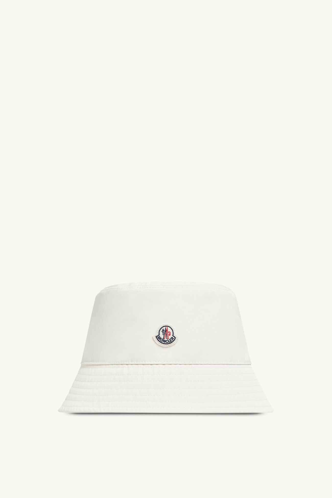 Cappello bucket in misto cotone Donna Bianco Moncler 0