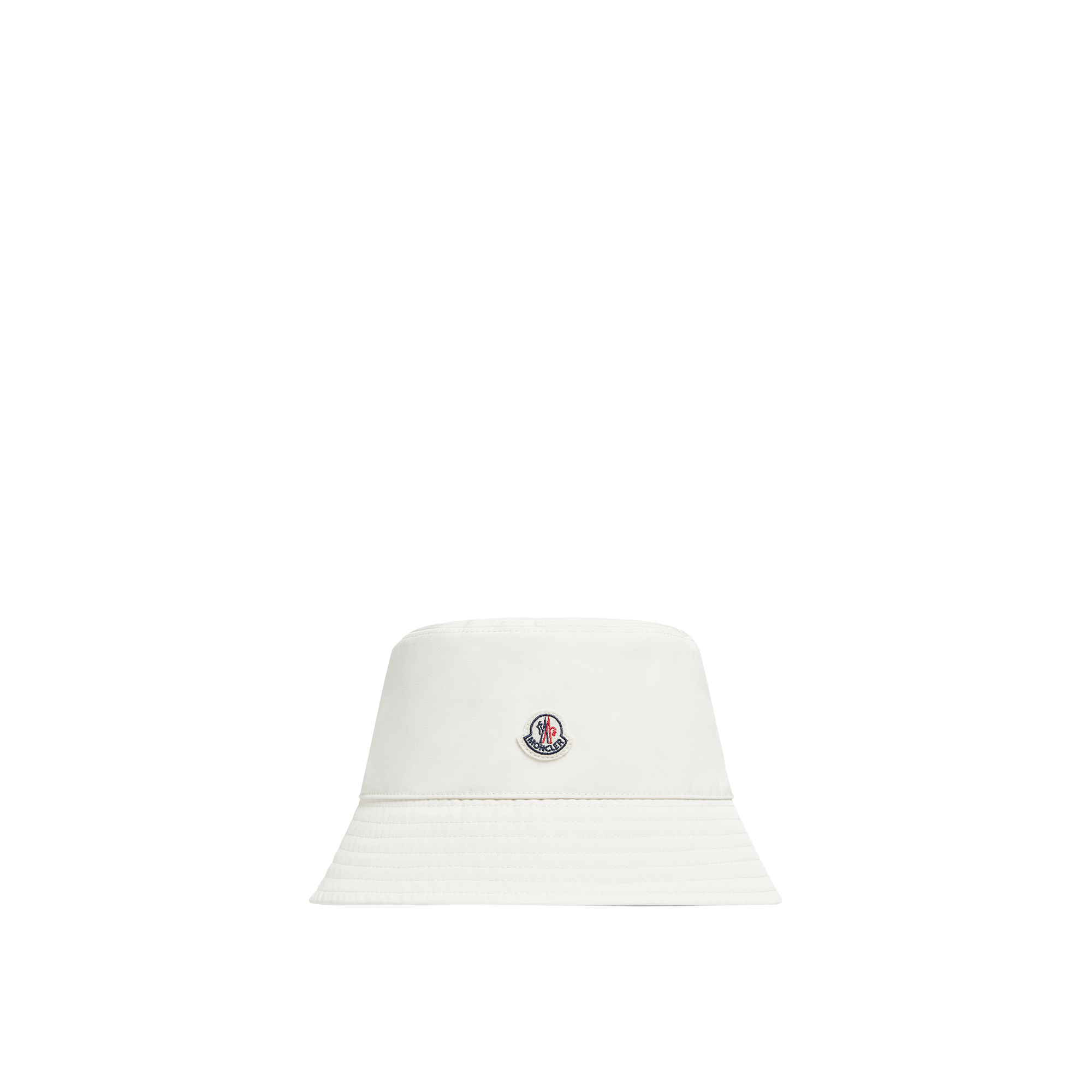 Moncler   Cotton Blend Bucket Hat for Women in White, Size: L