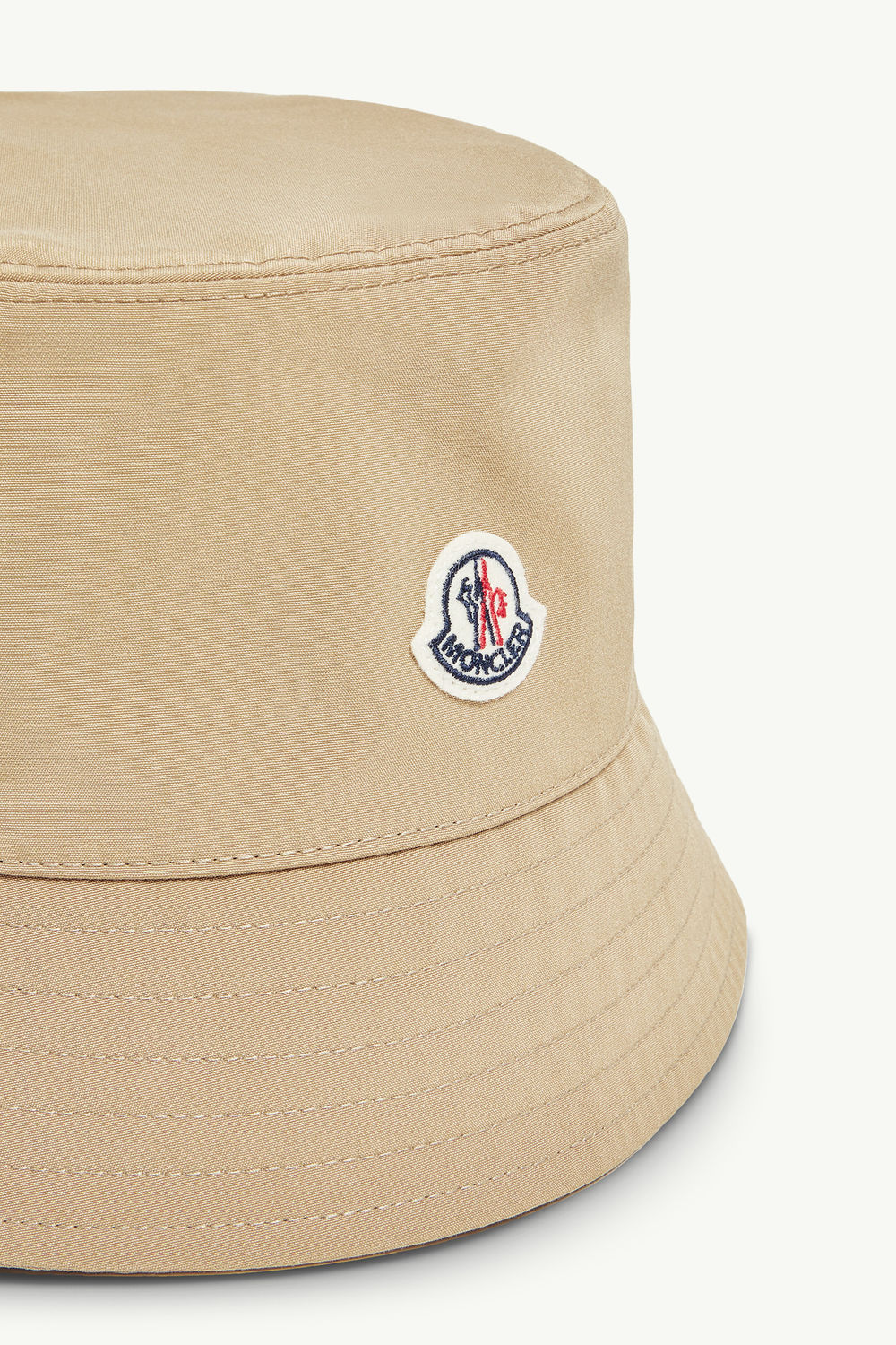 Cotton Blend Bucket Hat Women Beige Moncler 2