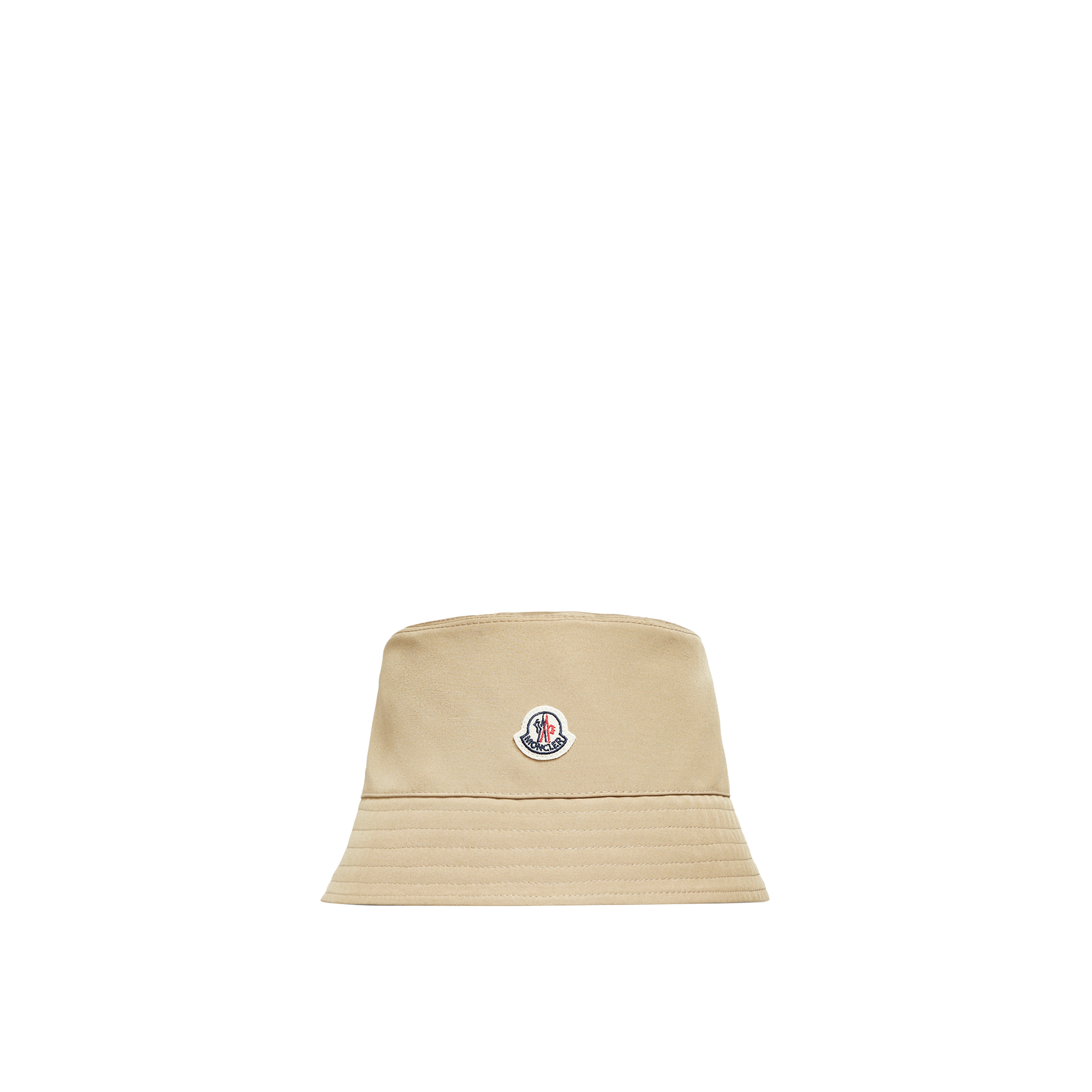 Moncler   Cotton Blend Bucket Hat for Women in Beige, Size: S