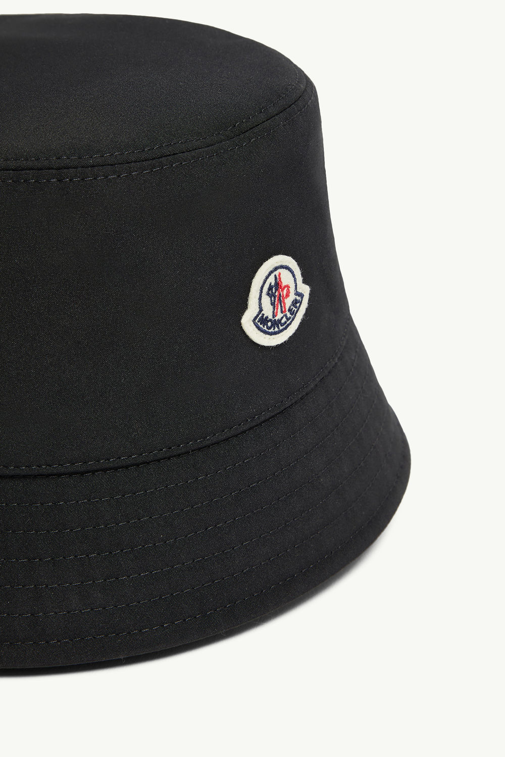 Cotton Blend Bucket Hat Women Black Moncler 2