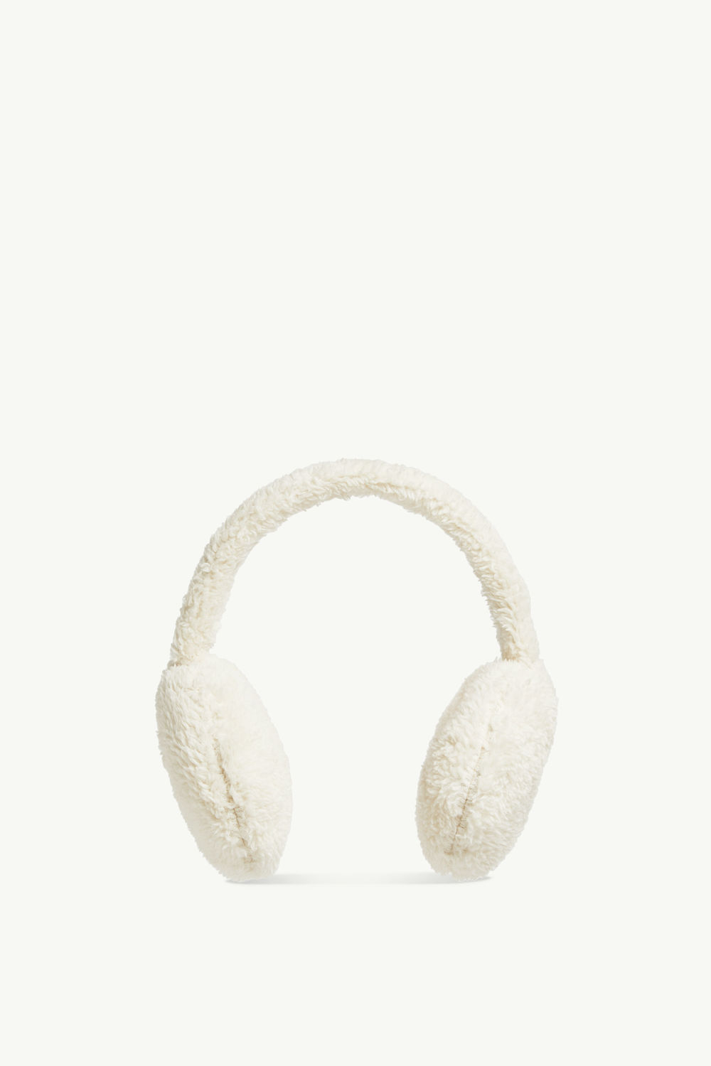 Padded Teddy Ear Muffs Women White Moncler 3