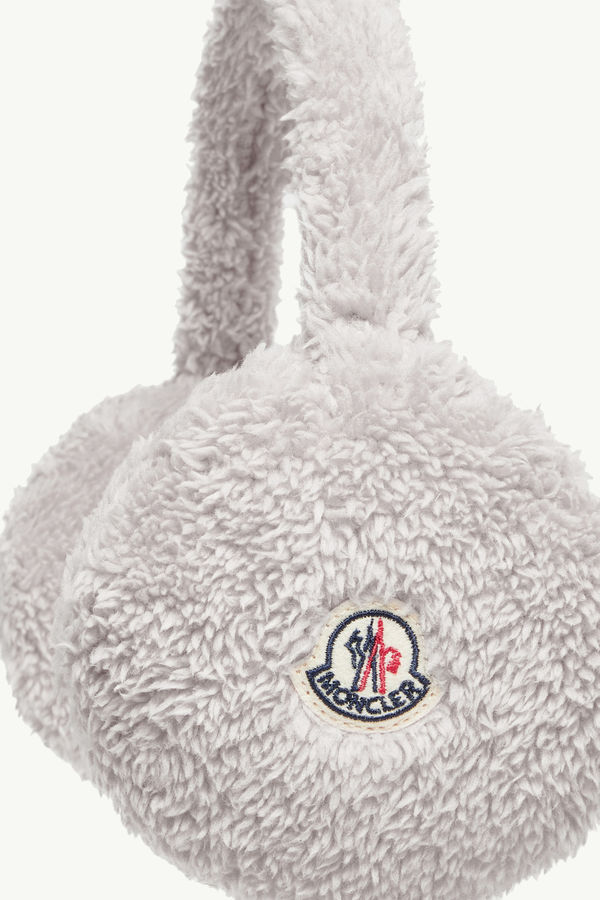 Cache-oreilles matelassé en teddy Femmes Gris Moncler 2