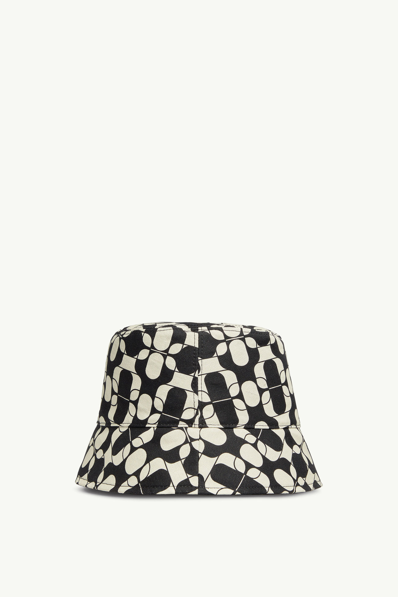 Reversible Cotton Canvas Bucket Hat Women Black & White Moncler 3