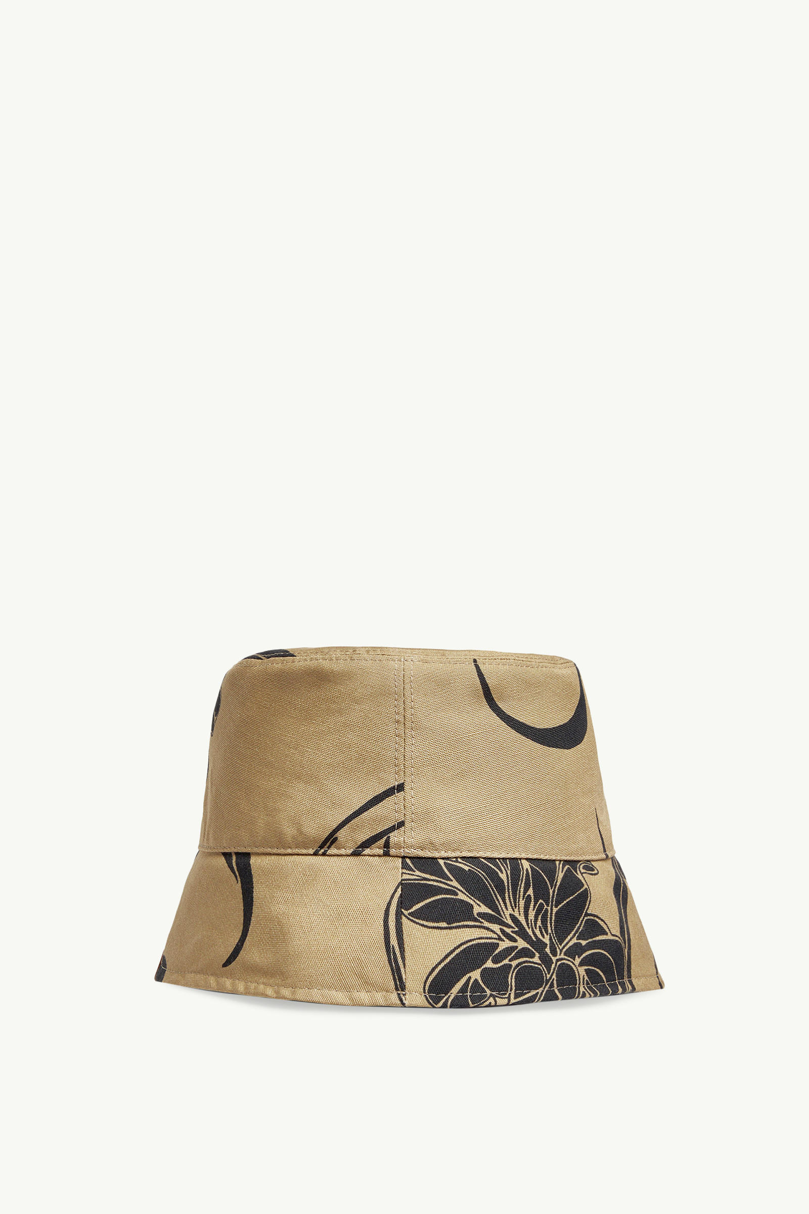 Reversible Bucket Hat Women Beige & Black Moncler 3