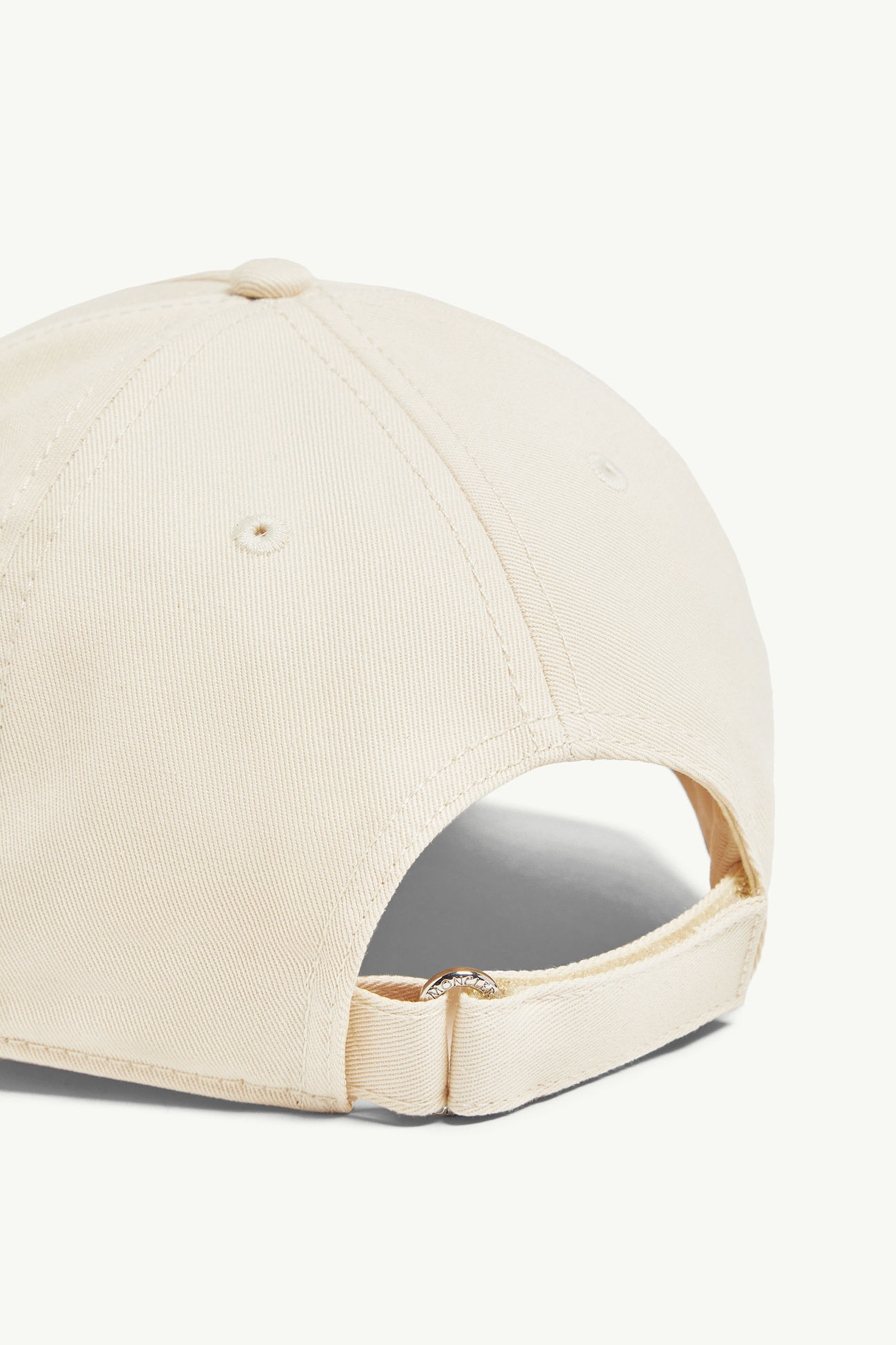 Cappello da baseball in gabardine con logo ricamato Donna Bianco Moncler 3