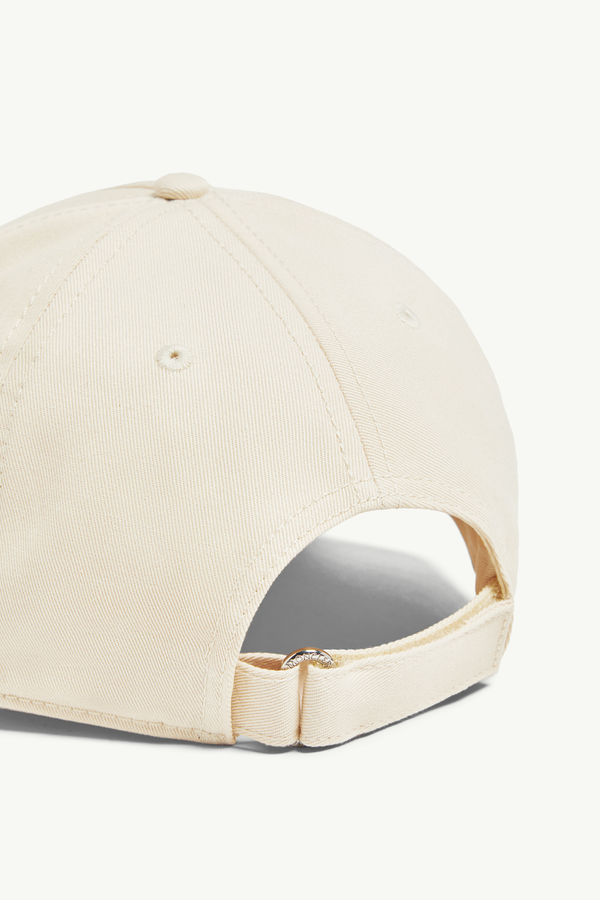 Embroidered Logo Gabardine Baseball Cap Women White Moncler 3