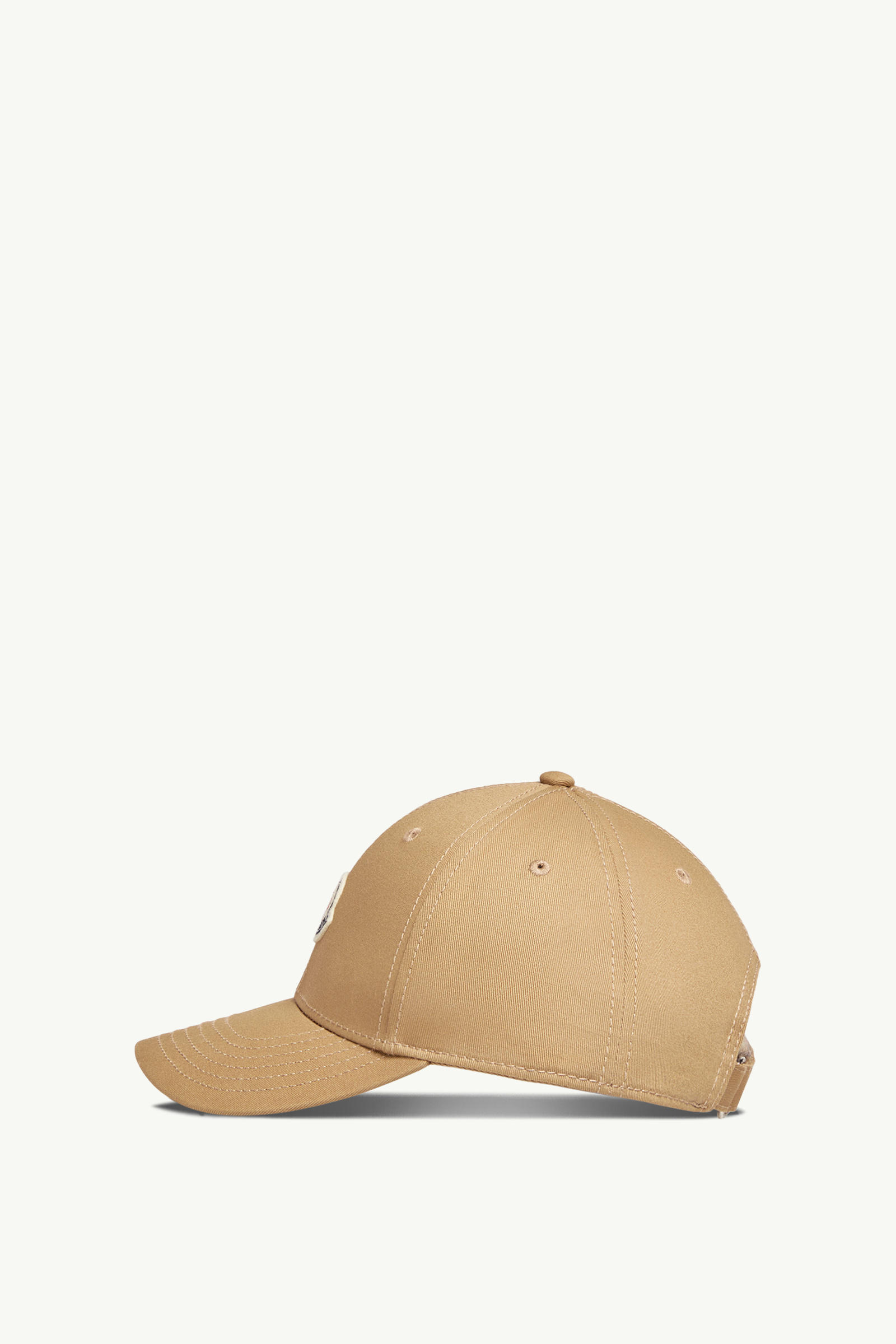 Gabardine Baseball Cap Women Camel Beige Moncler 2