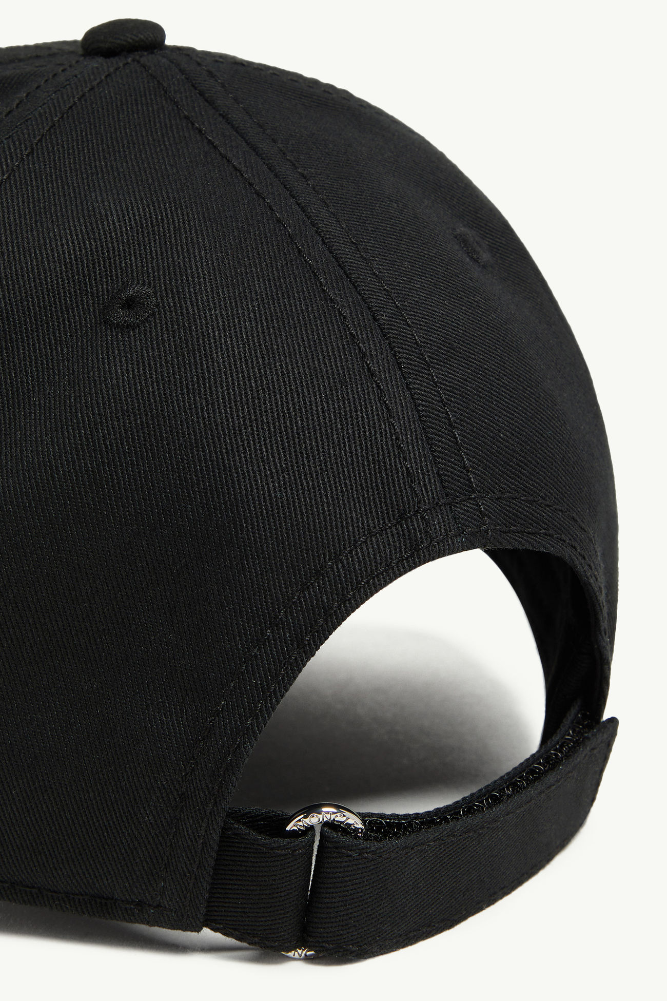 개버딘 야구 캡 모자 여성 블랙 Moncler 4