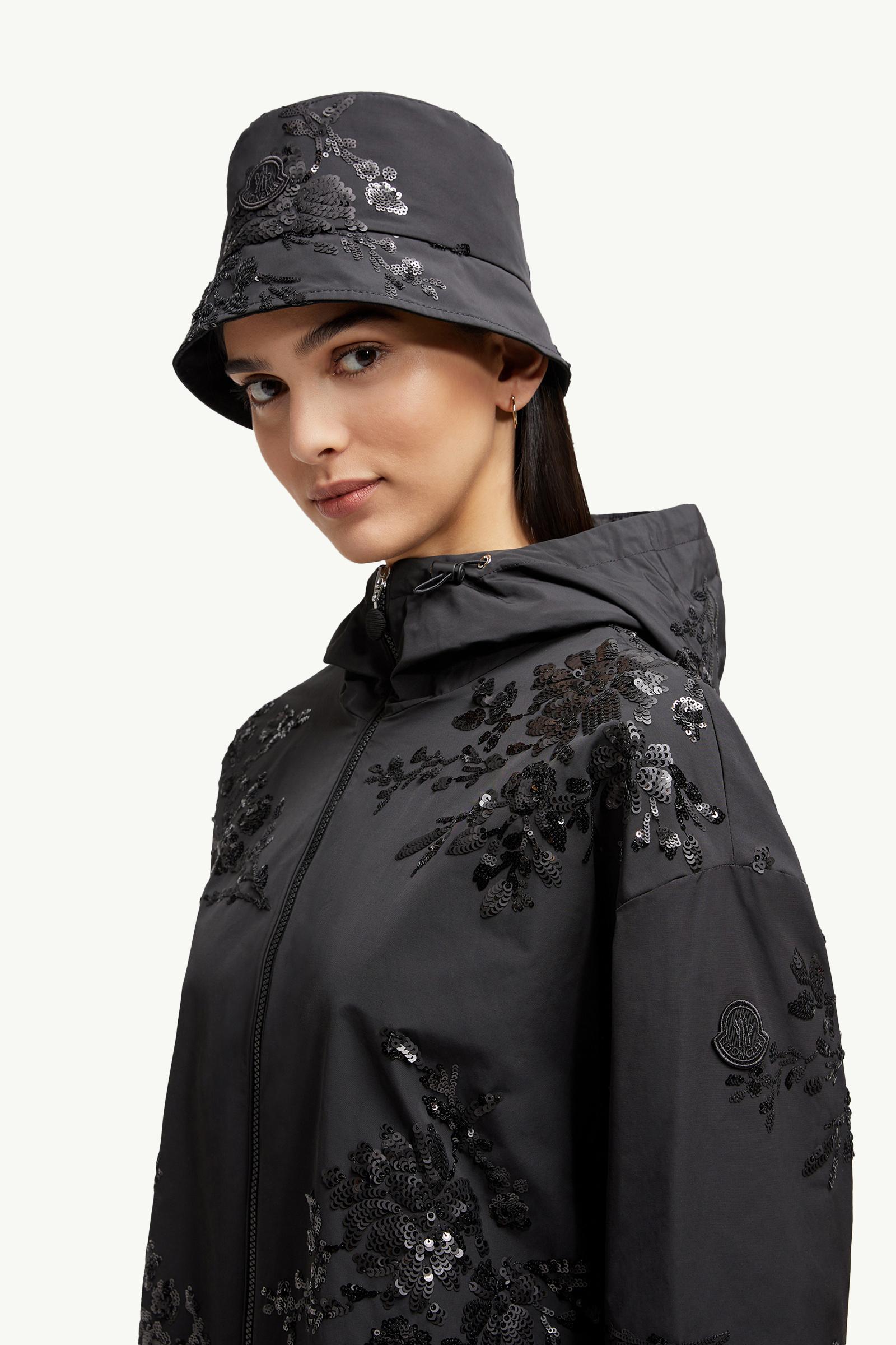 Sequin-Embroidered Bucket Hat Women Black Moncler 1