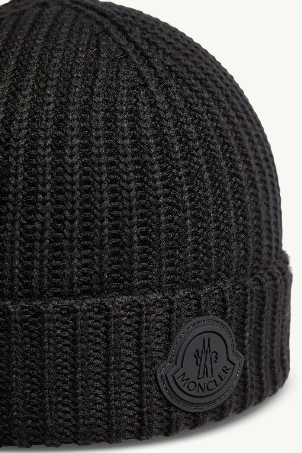 Cotton Beanie Women Black Moncler 2