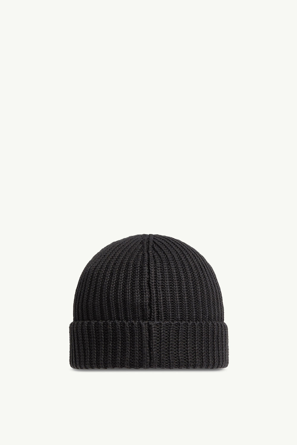 Cotton Beanie Women Black Moncler 3