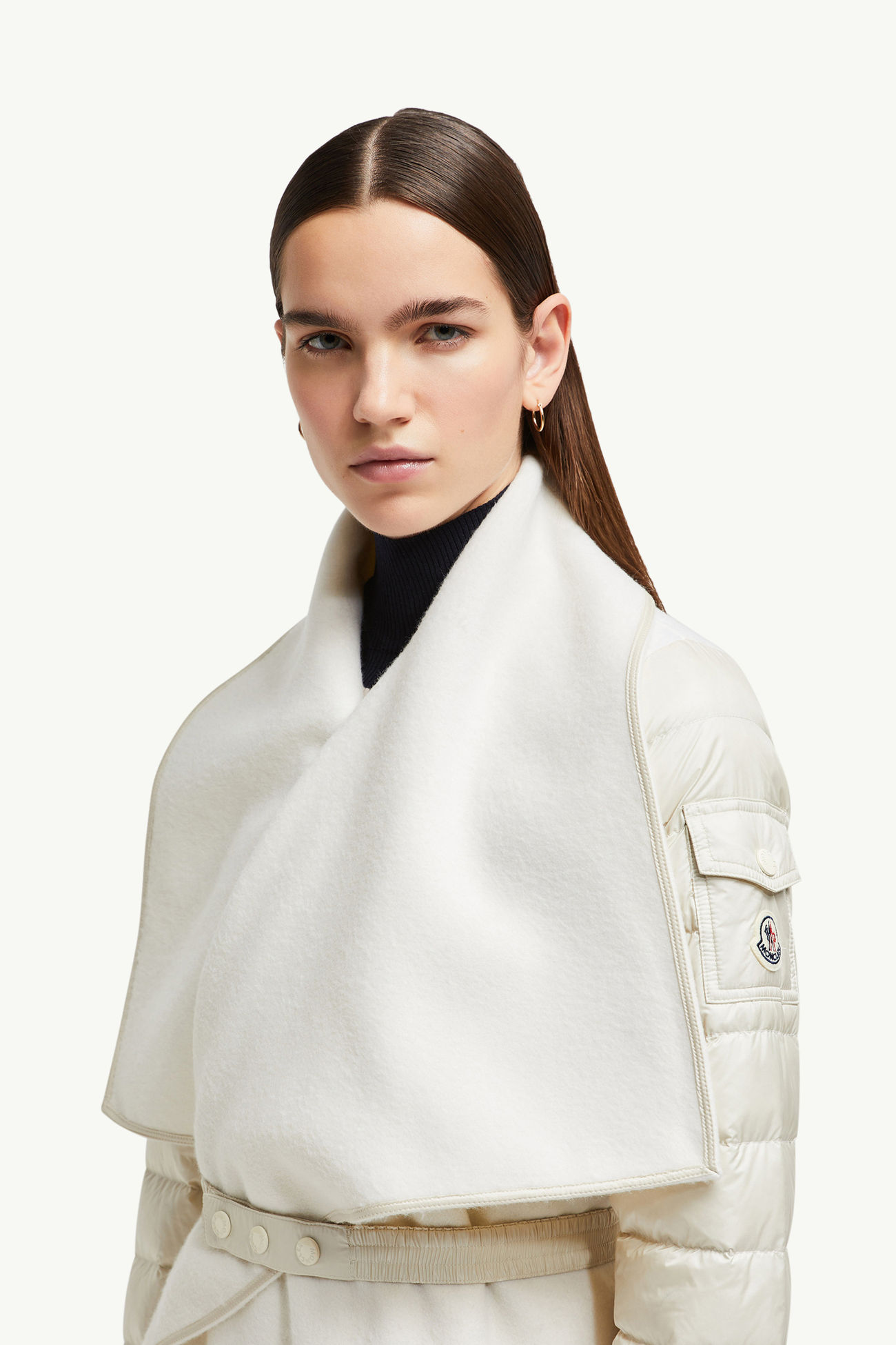 ケープ レディース ホワイト Moncler 1