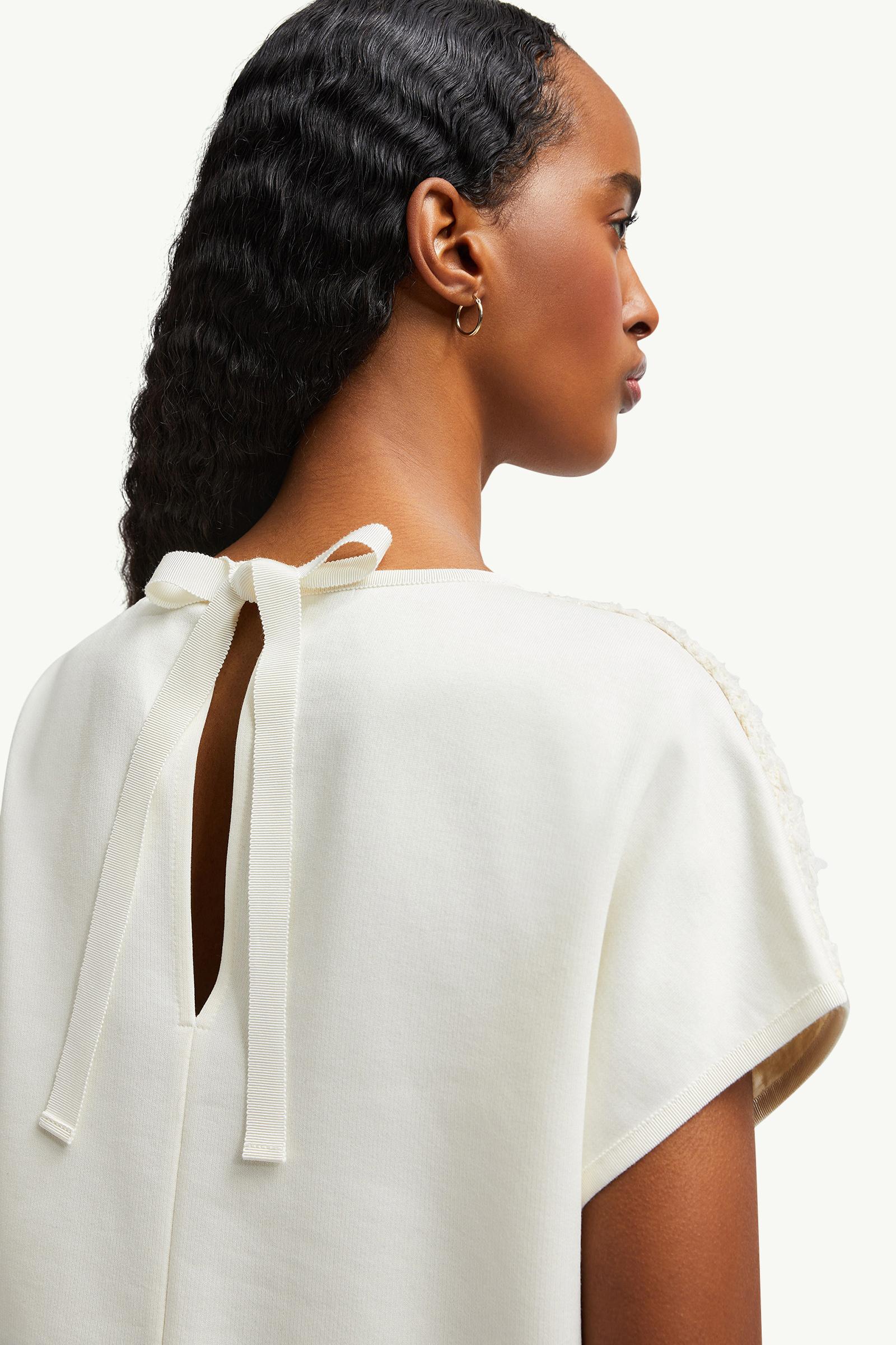 Silk & Tweed Top Women White Moncler 1