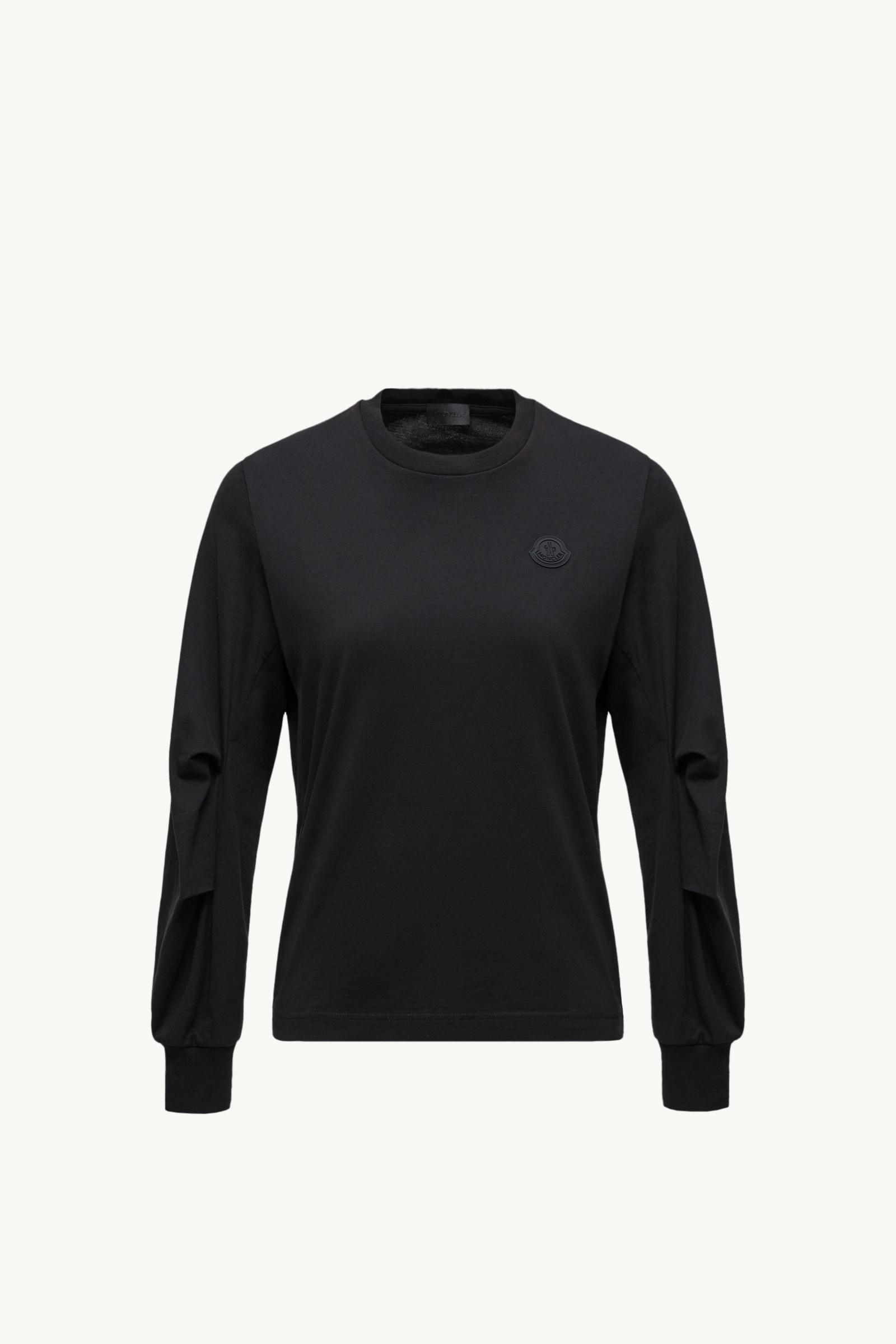 MONCLER ブラック スリムフィット Tシャツ ブラック Tシャツ : Tシャツ＆ポロシャツ 向けの メンズ
