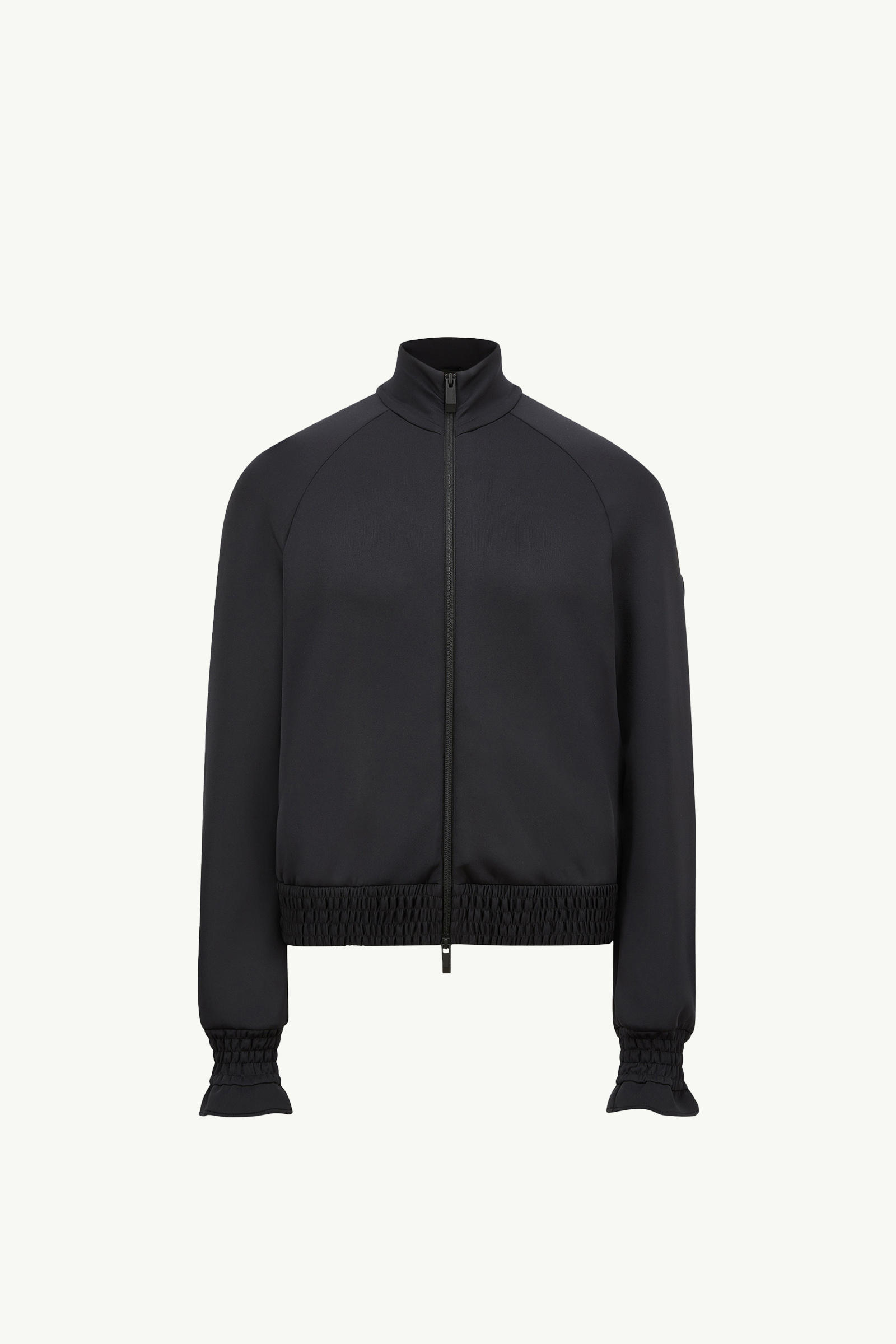 Sweatshirt mit Reißverschluss aus Neopren Damen Schwarz Moncler 2