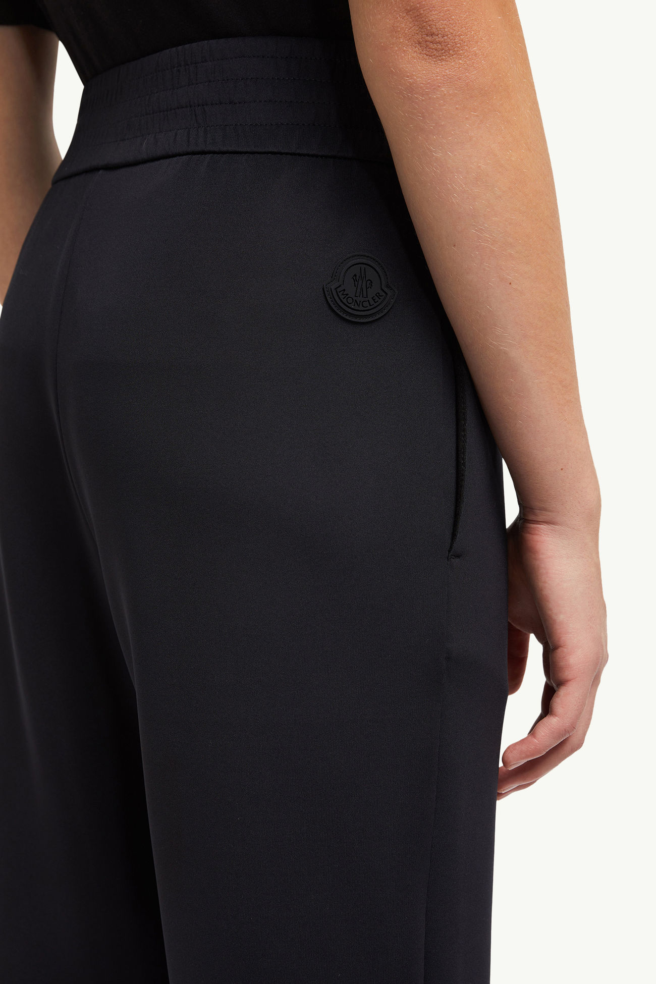 Neoprene Sweatpants Women Black Moncler 1