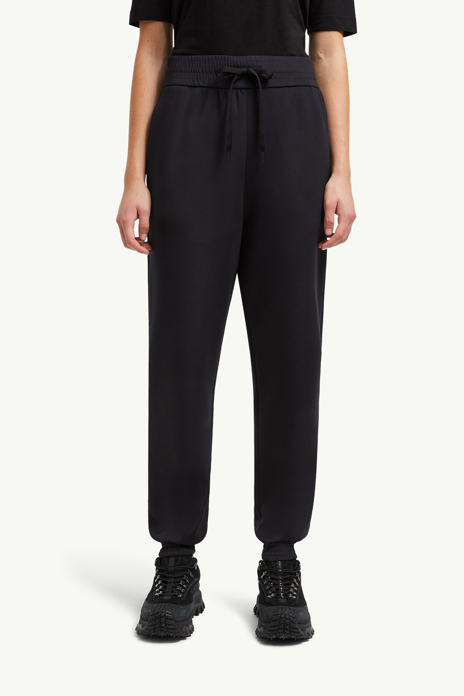 Pantaloni sportivi in neoprene Donna Nero Moncler 3