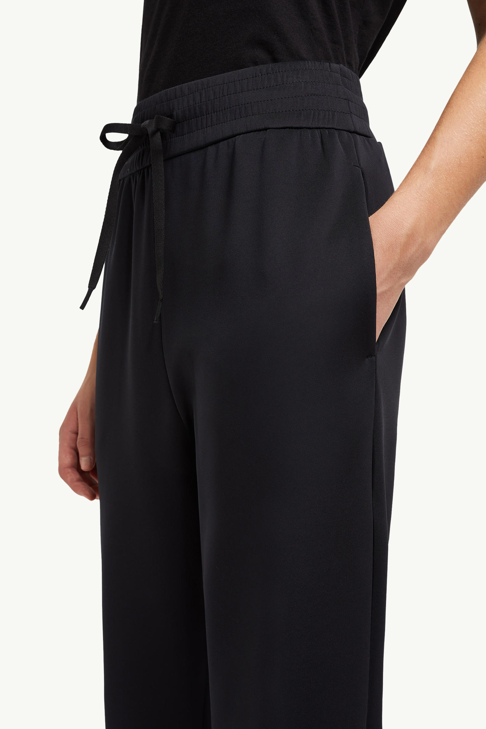 Pantaloni sportivi in neoprene Donna Nero Moncler 5