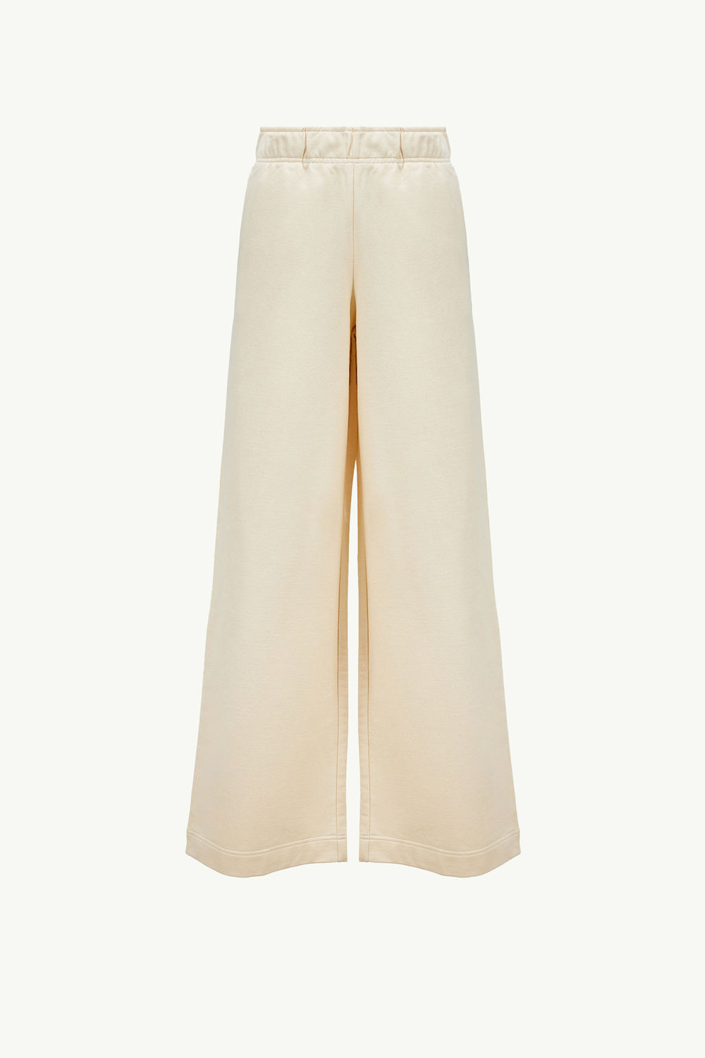 Pantalon de survêtement large en coton Femmes Blanc Moncler 2