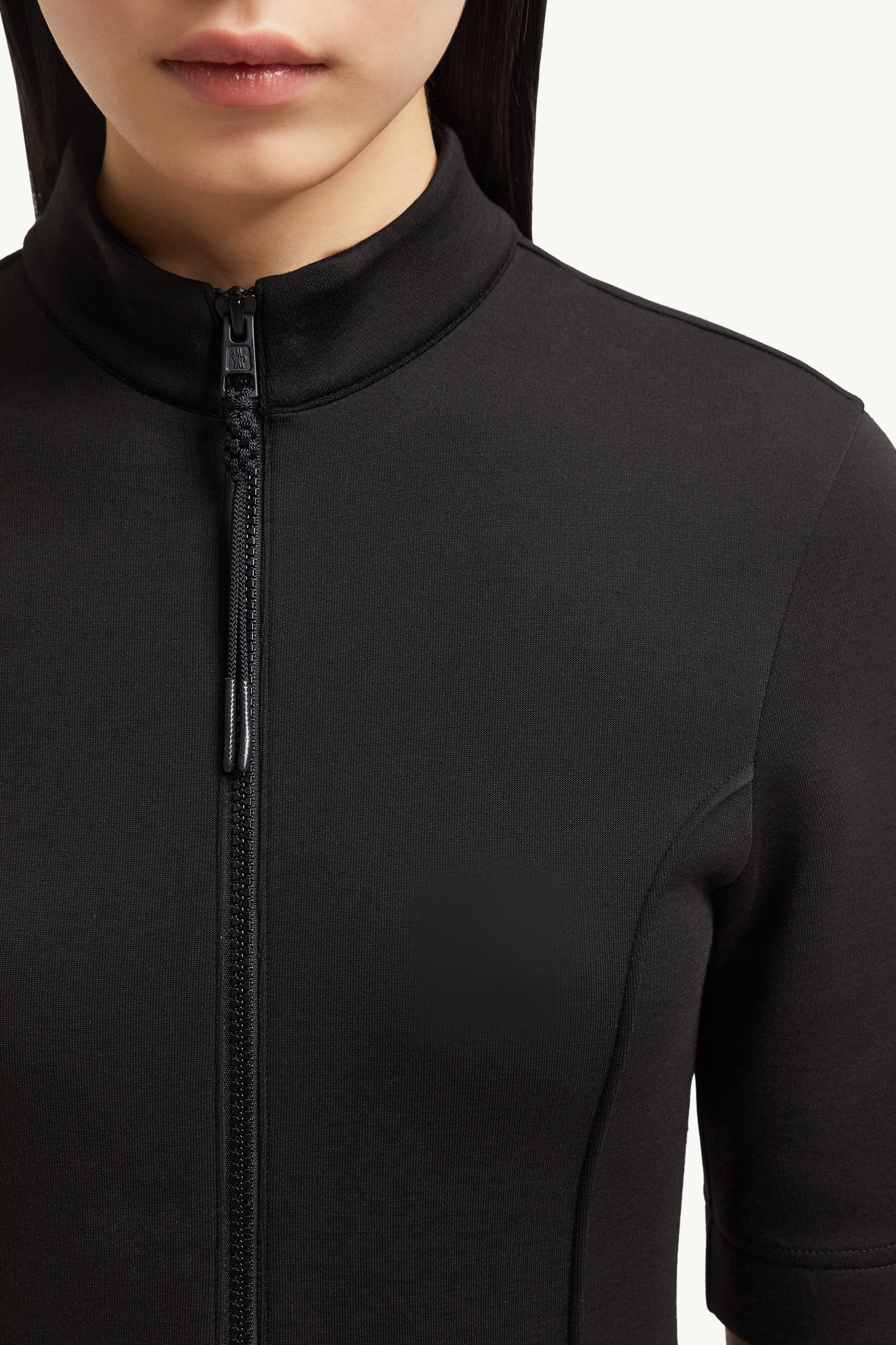 Minivestido de neopreno con parche del año de la serpiente Mujer Negro Moncler 5